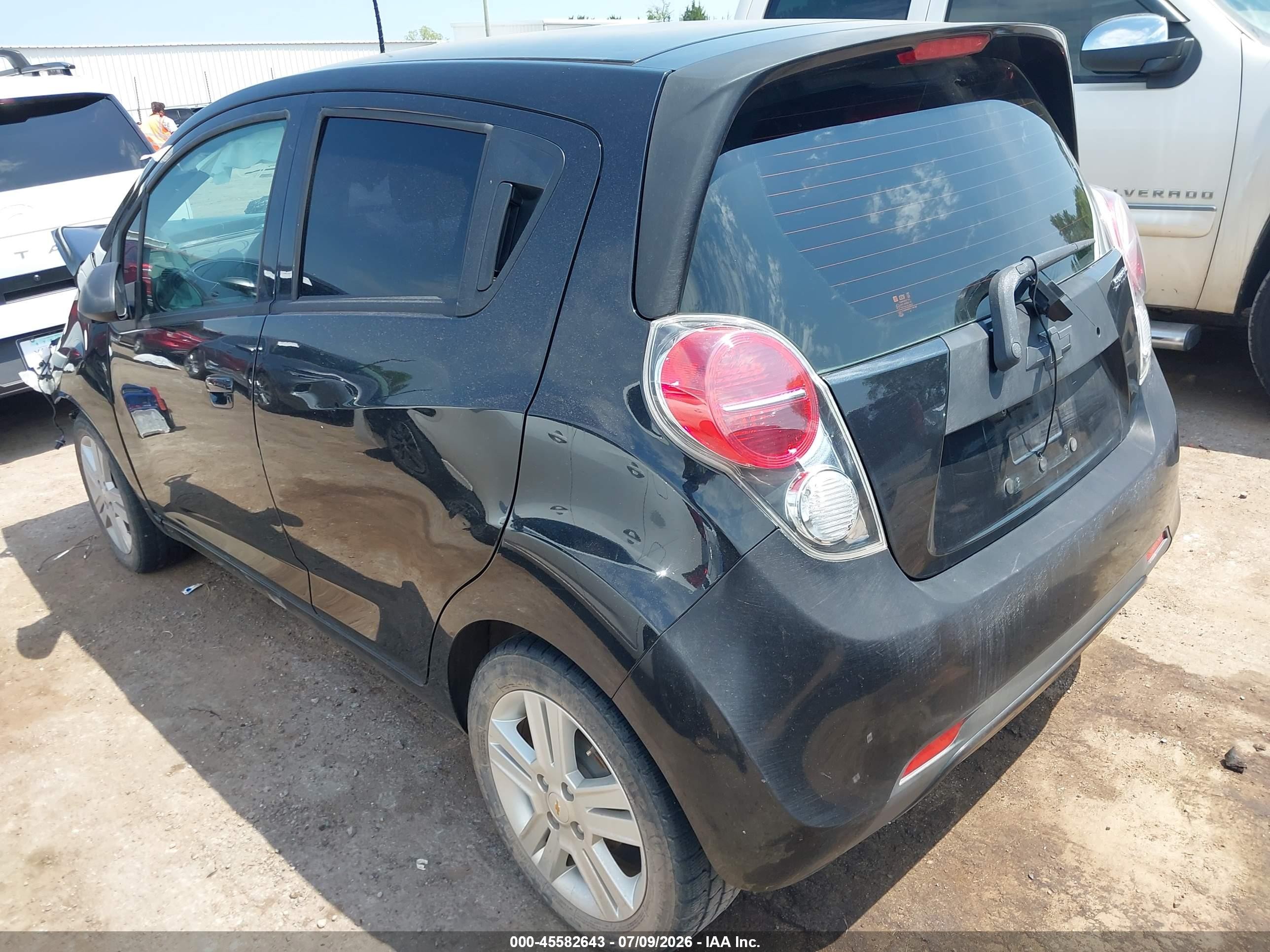 2014 Chevrolet Spark Ls Manual Black vin: KL8CA6S96EC585318