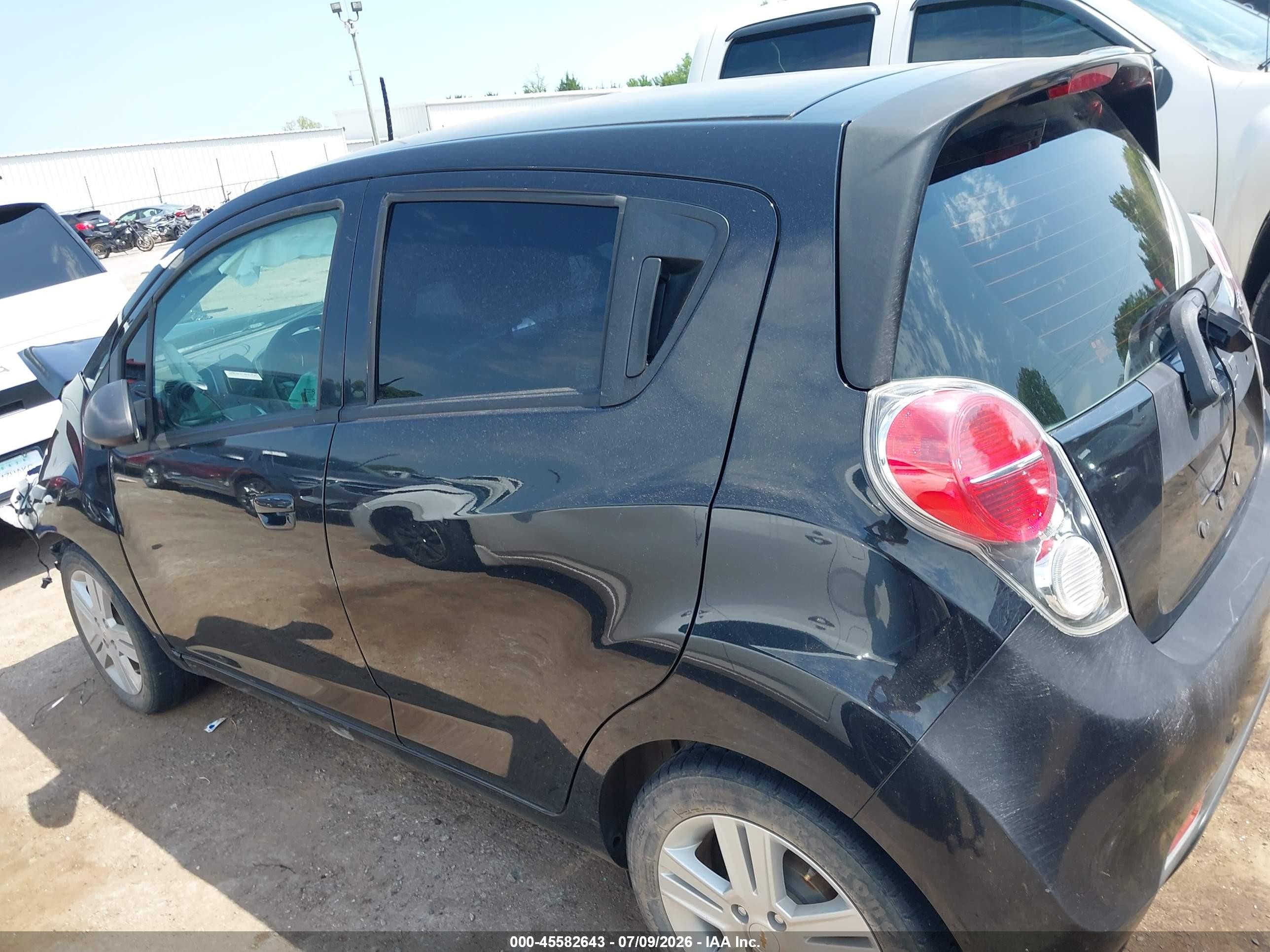 2014 Chevrolet Spark Ls Manual Black vin: KL8CA6S96EC585318