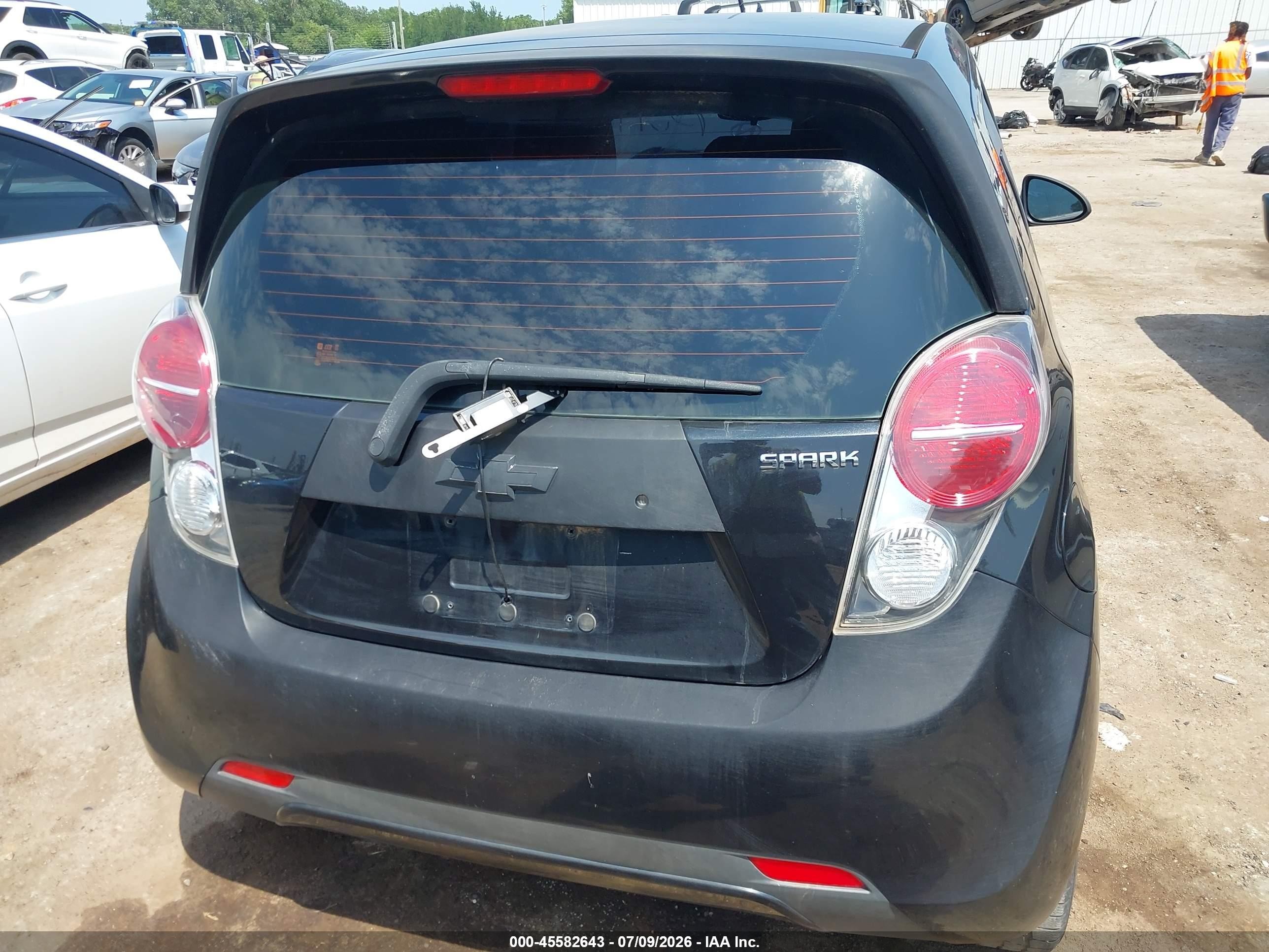 2014 Chevrolet Spark Ls Manual Black vin: KL8CA6S96EC585318
