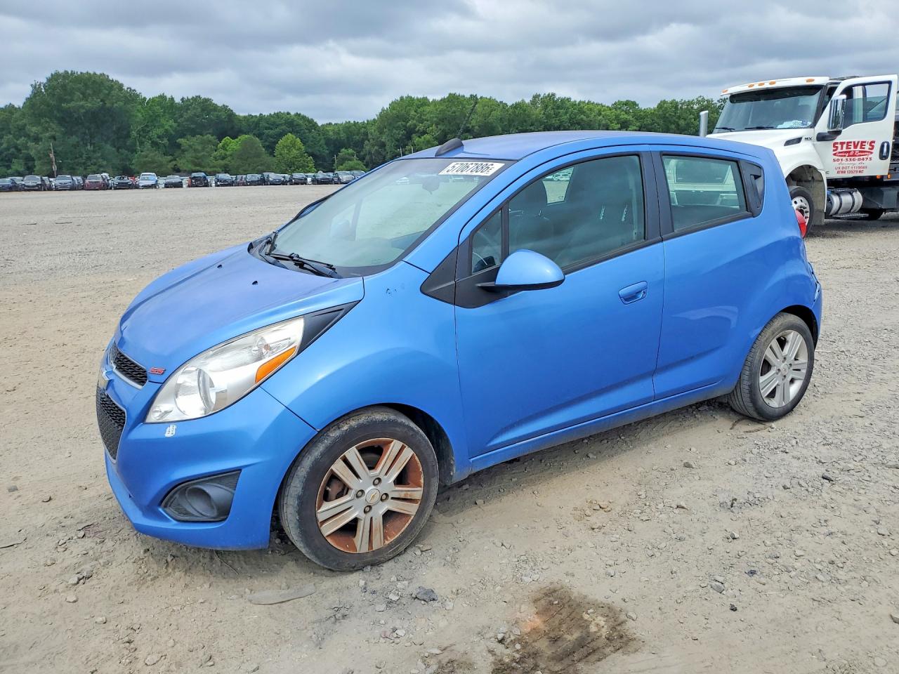 2015 Chevrolet Spark Ls Blue vin: KL8CA6S96FC719407