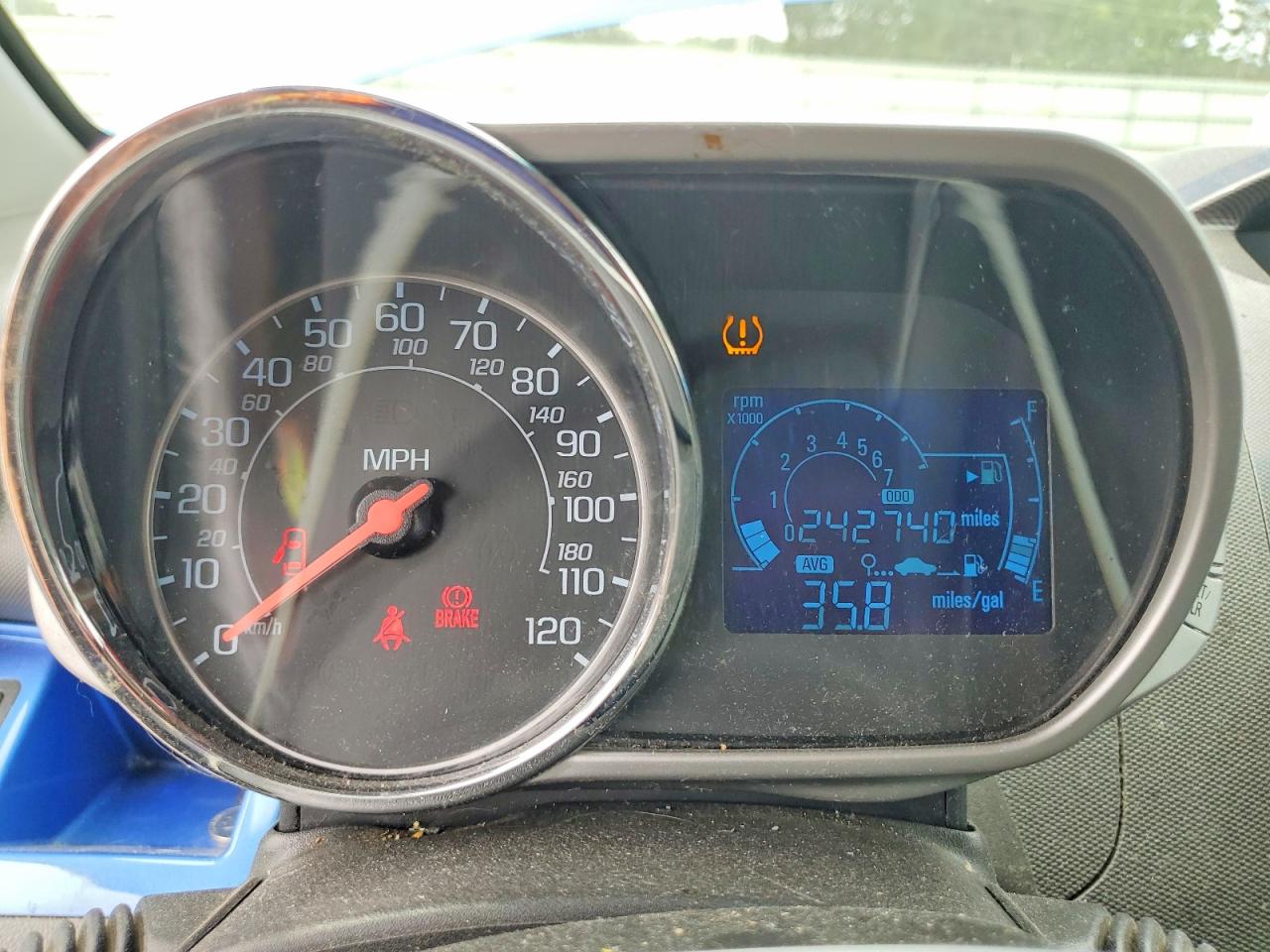 2015 Chevrolet Spark Ls Blue vin: KL8CA6S96FC719407