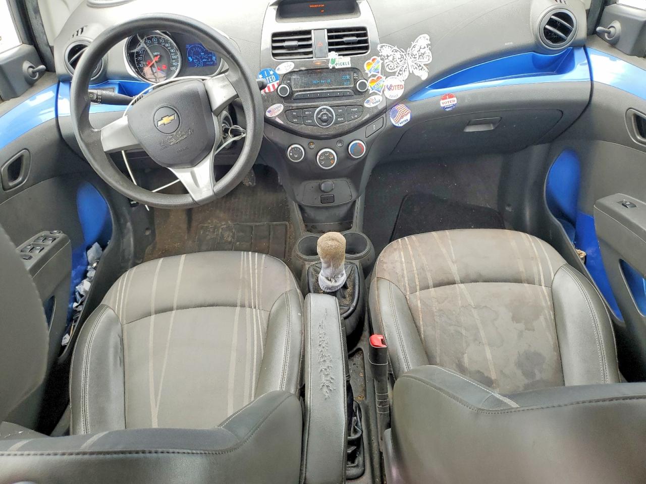 2015 Chevrolet Spark Ls Blue vin: KL8CA6S96FC719407