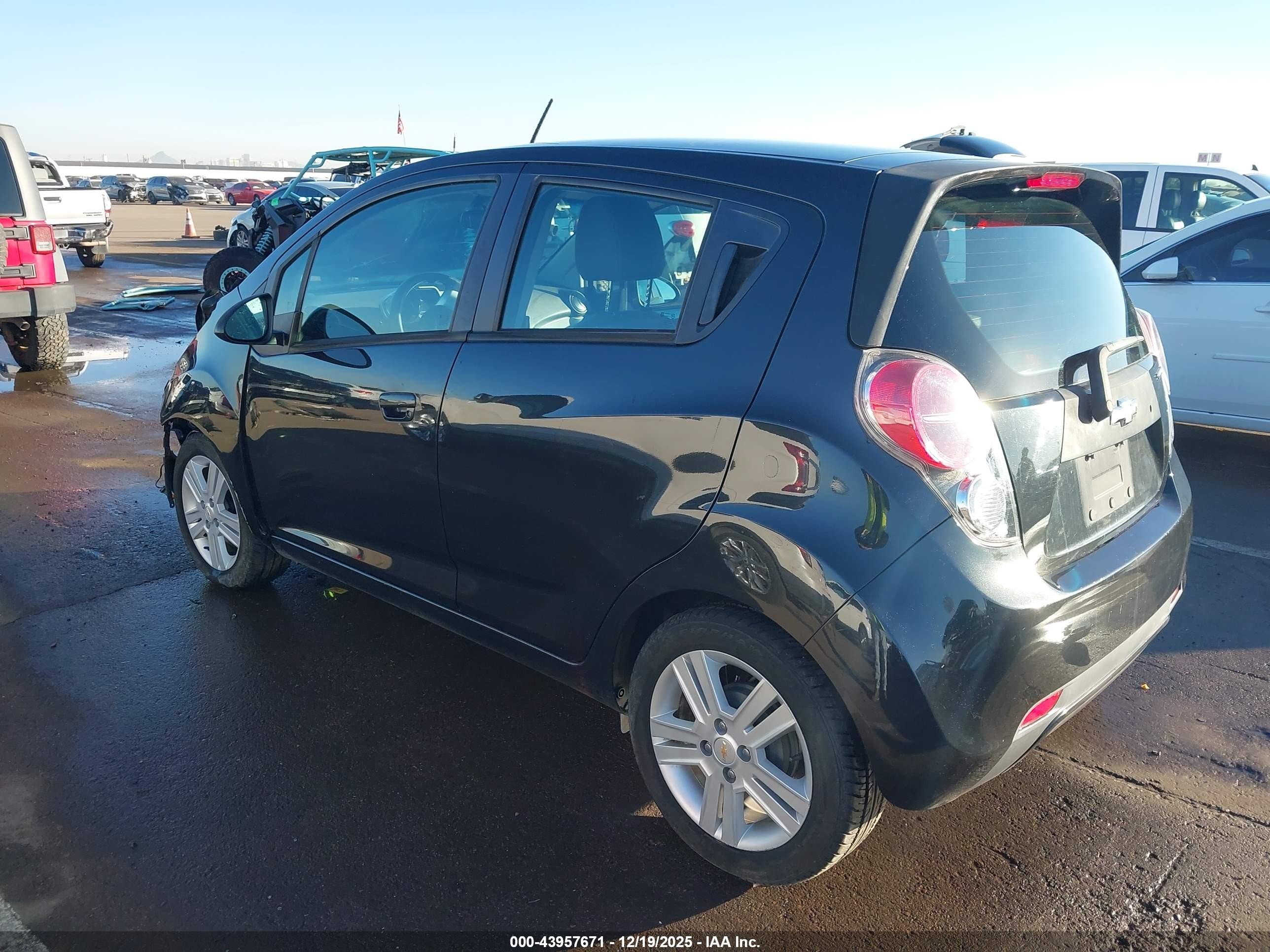 2015 Chevrolet Spark Ls Manual Black vin: KL8CA6S96FC748079