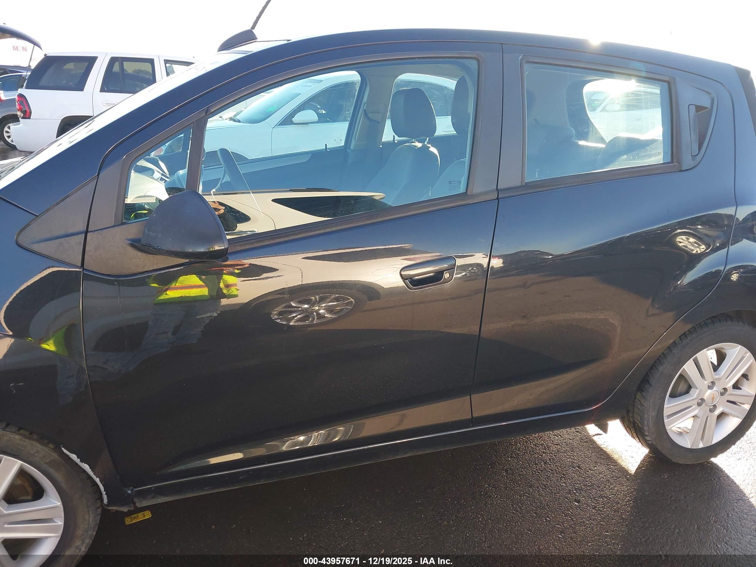 2015 Chevrolet Spark Ls Manual Black vin: KL8CA6S96FC748079