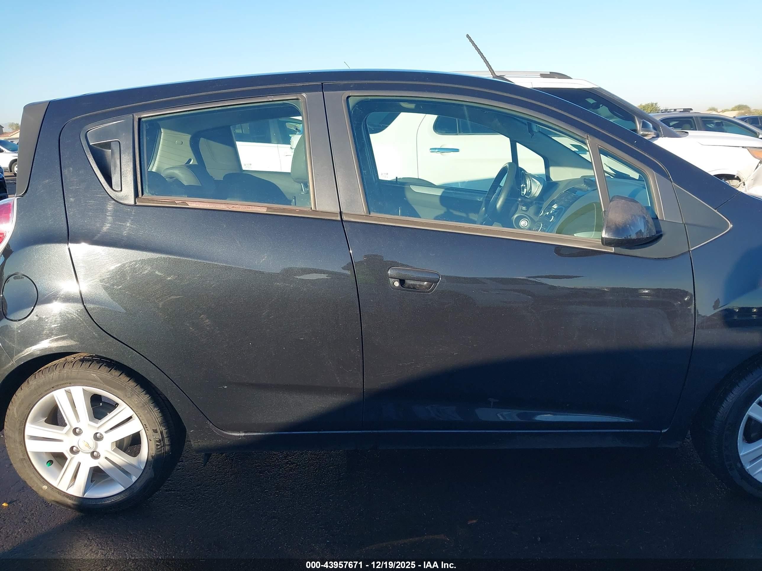 2015 Chevrolet Spark Ls Manual Black vin: KL8CA6S96FC748079
