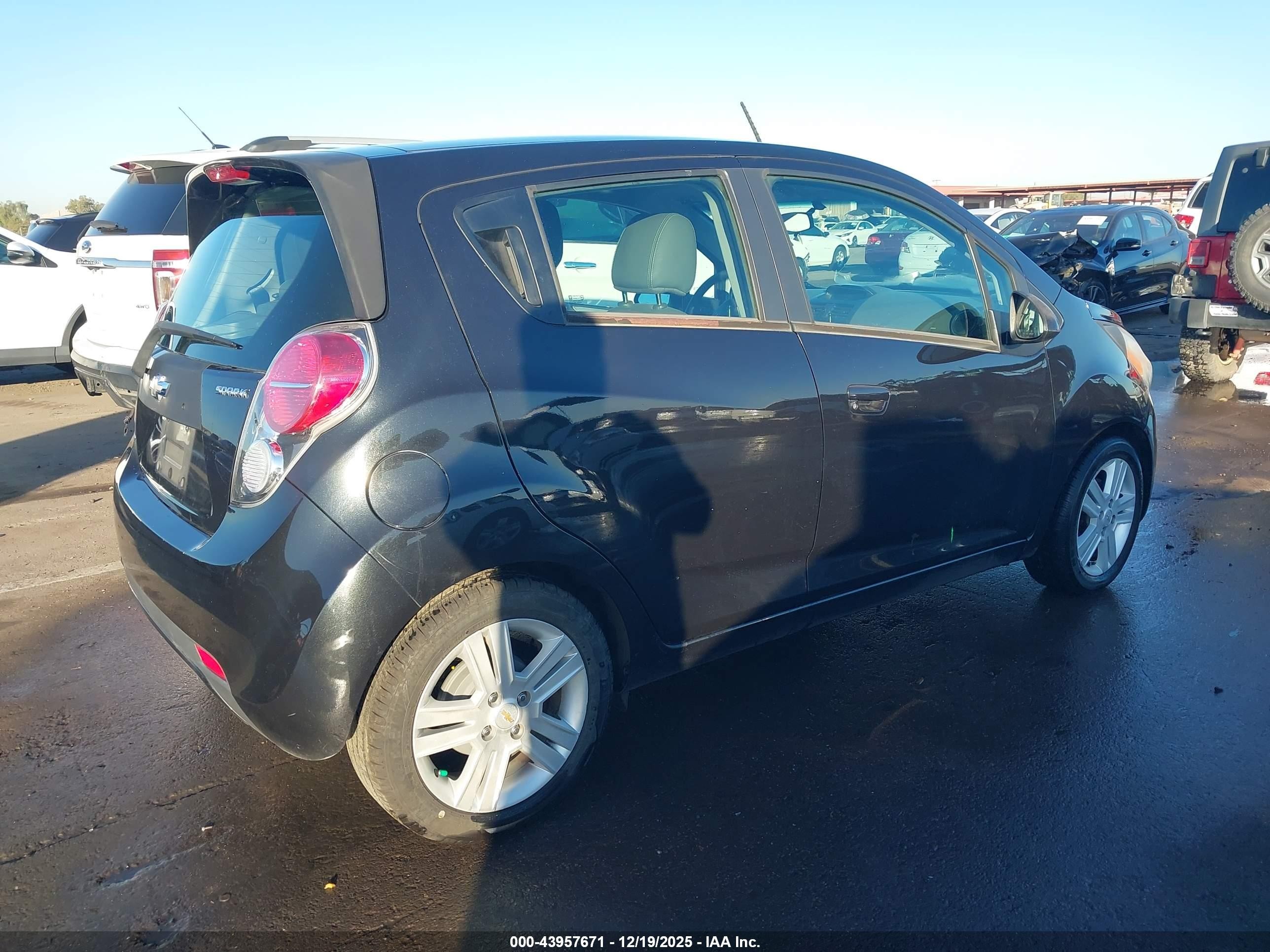 2015 Chevrolet Spark Ls Manual Black vin: KL8CA6S96FC748079