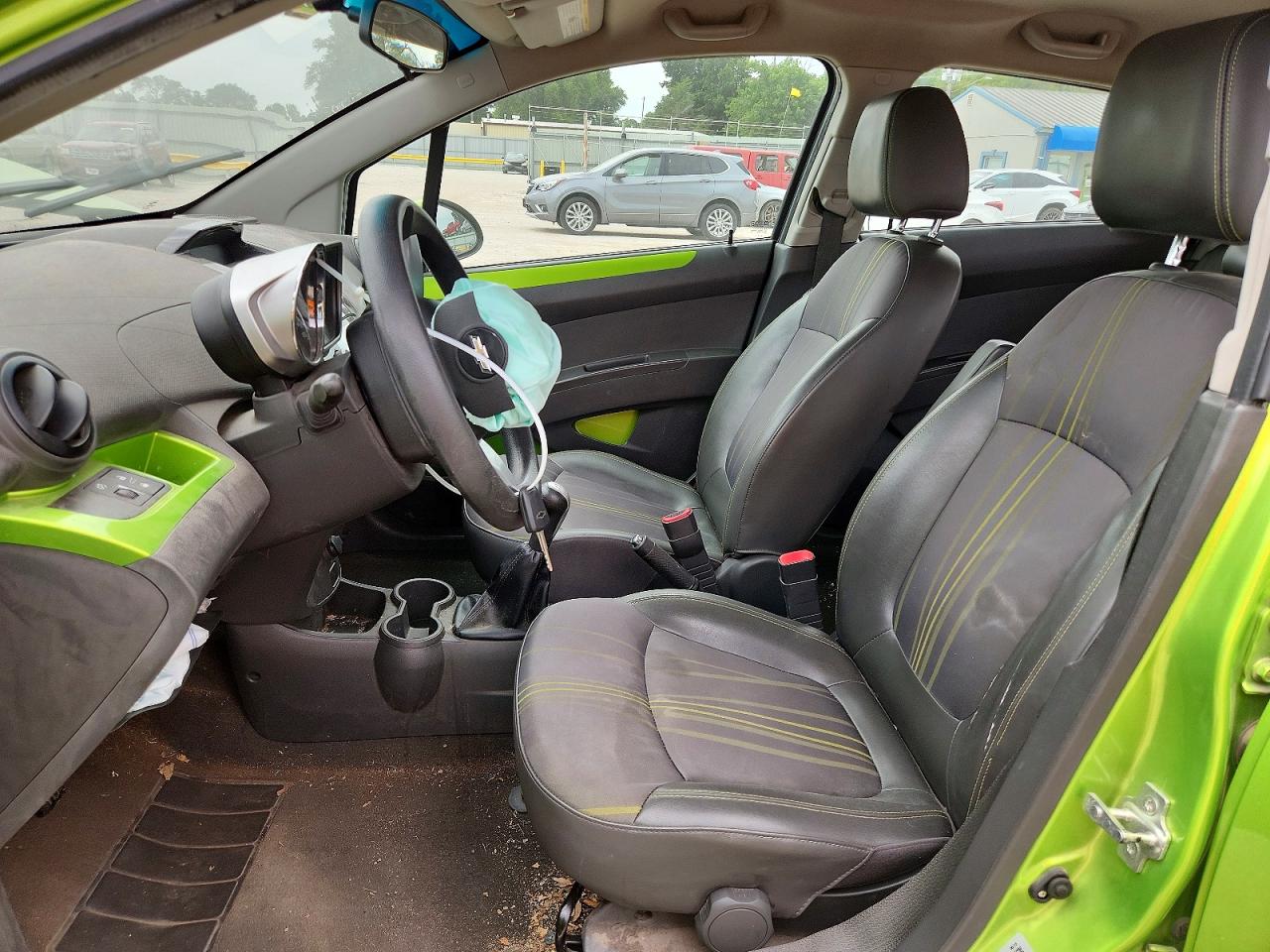 2015 Chevrolet Spark Ls Green vin: KL8CA6S96FC796486