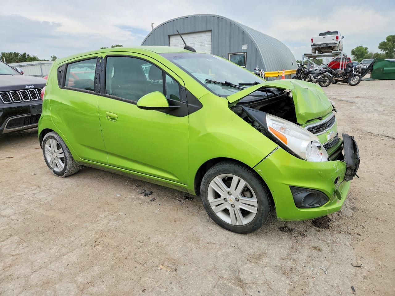 2015 Chevrolet Spark Ls Green vin: KL8CA6S96FC796486