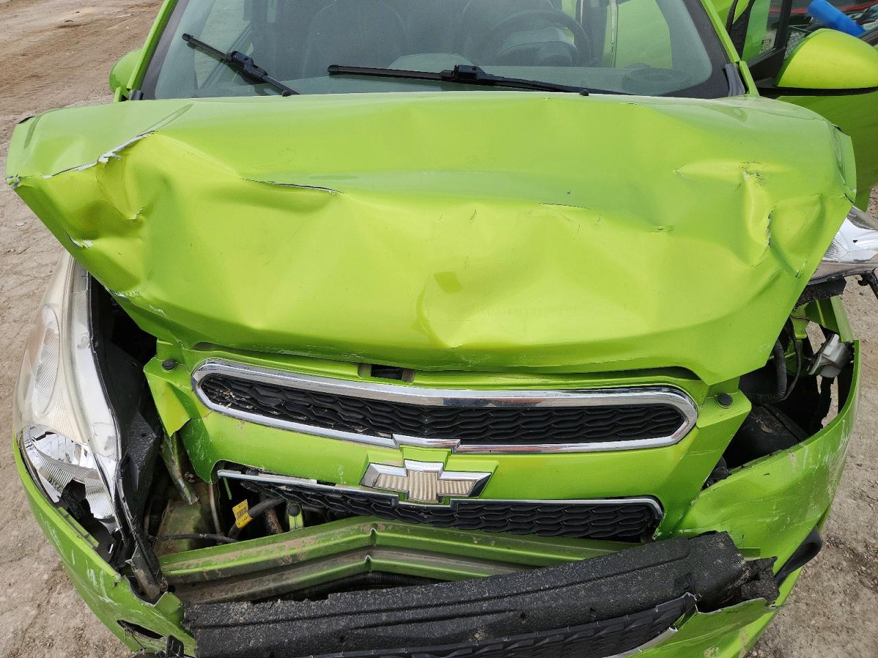 2015 Chevrolet Spark Ls Green vin: KL8CA6S96FC796486