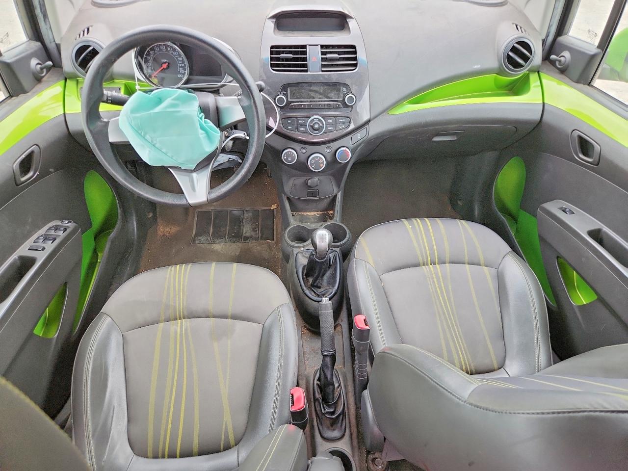 2015 Chevrolet Spark Ls Green vin: KL8CA6S96FC796486