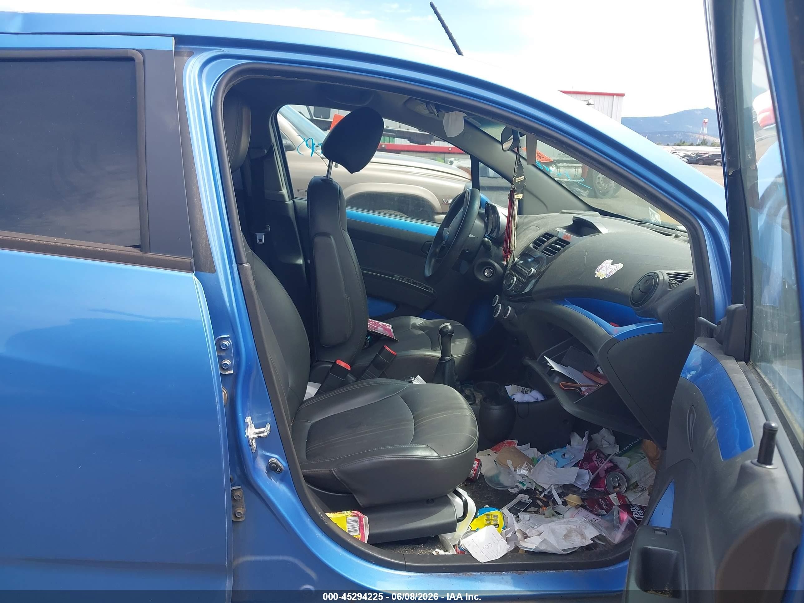 2014 Chevrolet Spark Ls Manual Blue vin: KL8CA6S97EC504214