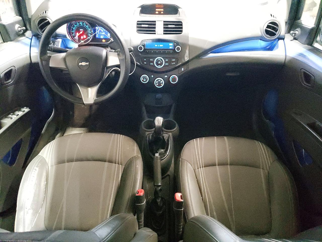 2015 Chevrolet Spark Blue vin: KL8CA6S97FC754957