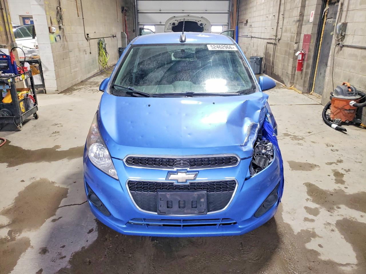 2015 Chevrolet Spark Blue vin: KL8CA6S97FC754957