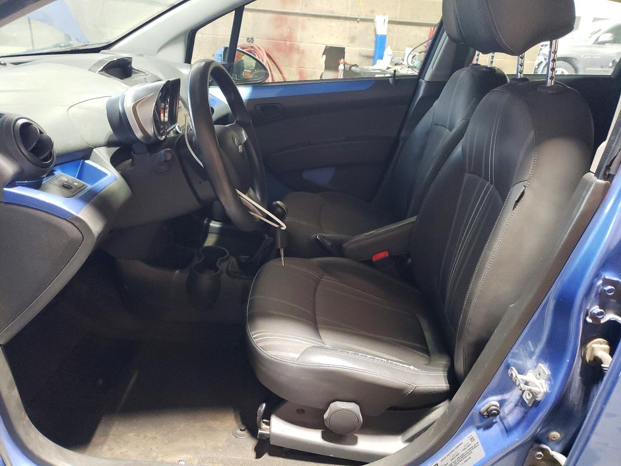 2015 Chevrolet Spark Blue vin: KL8CA6S97FC754957