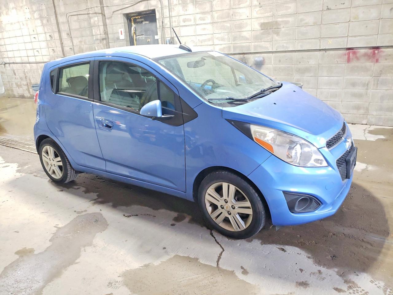 2015 Chevrolet Spark Blue vin: KL8CA6S97FC754957