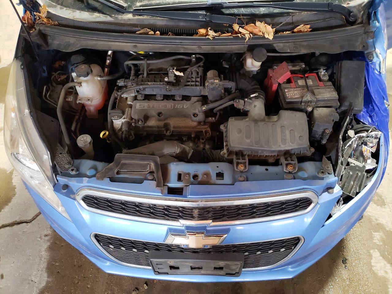 2015 Chevrolet Spark Blue vin: KL8CA6S97FC754957