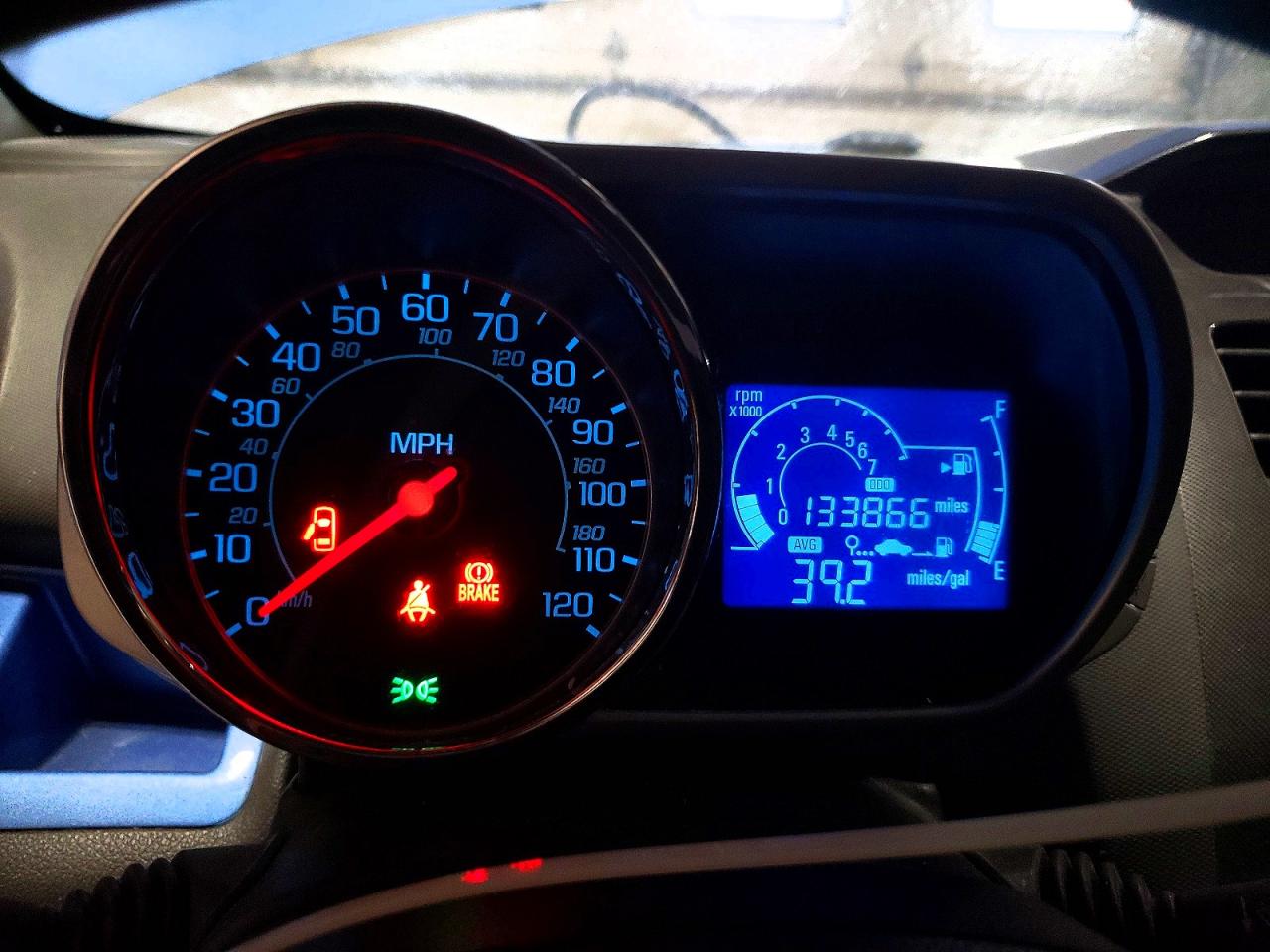 2015 Chevrolet Spark Blue vin: KL8CA6S97FC754957
