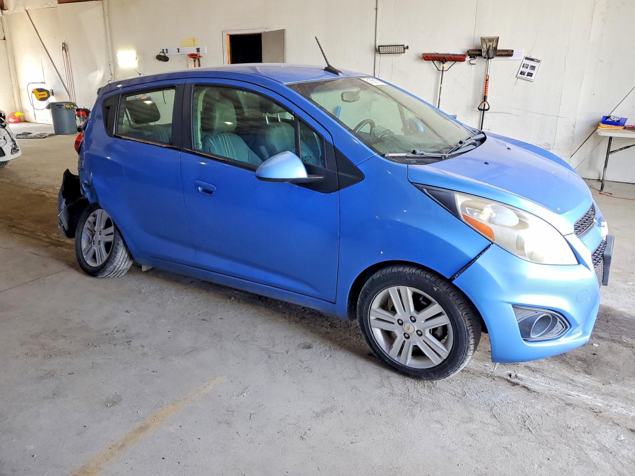 2013 Chevrolet Spark Ls Blue vin: KL8CA6S99DC518792