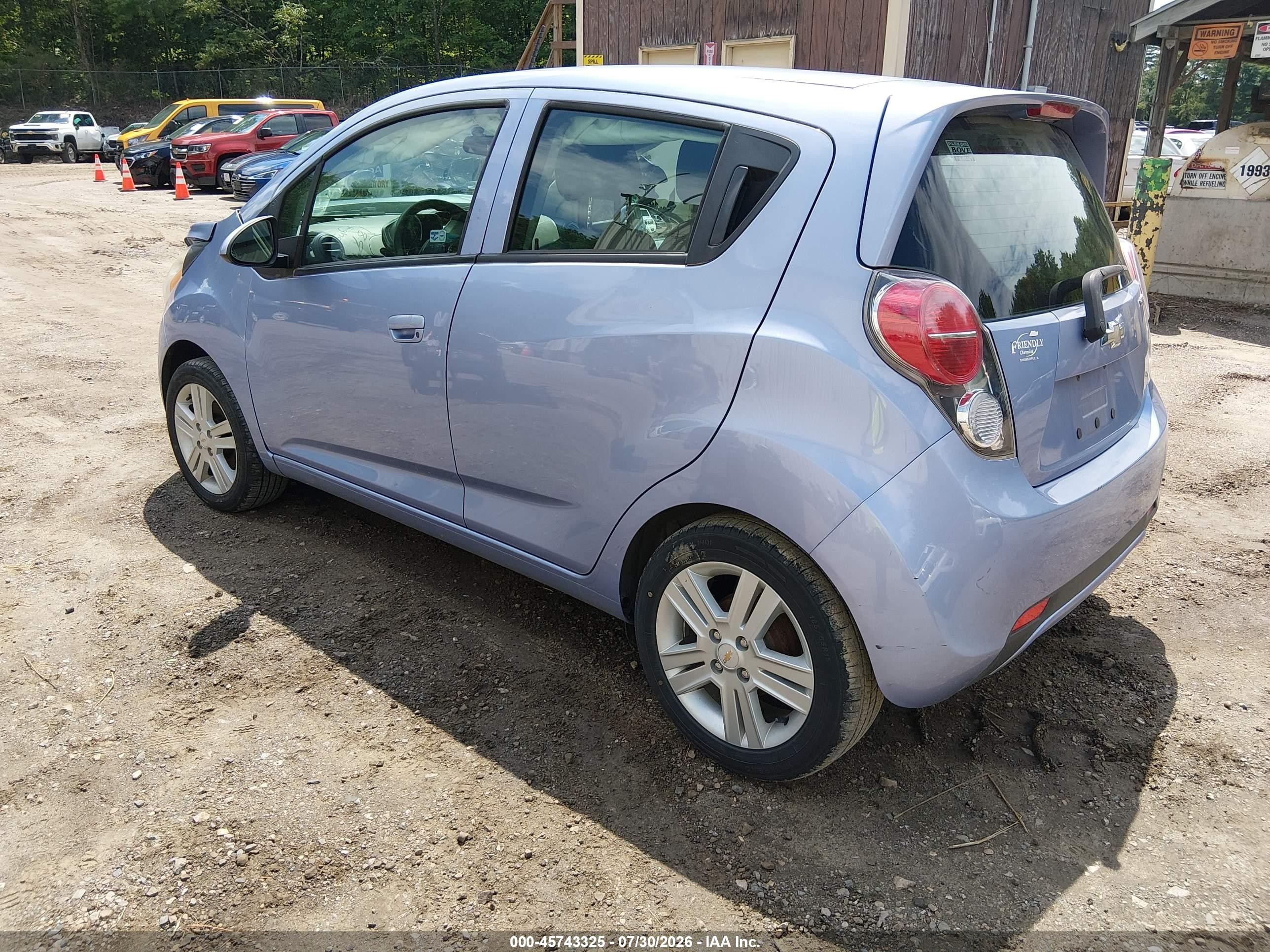 2014 Chevrolet Spark Ls Manual Purple vin: KL8CA6S99EC481678