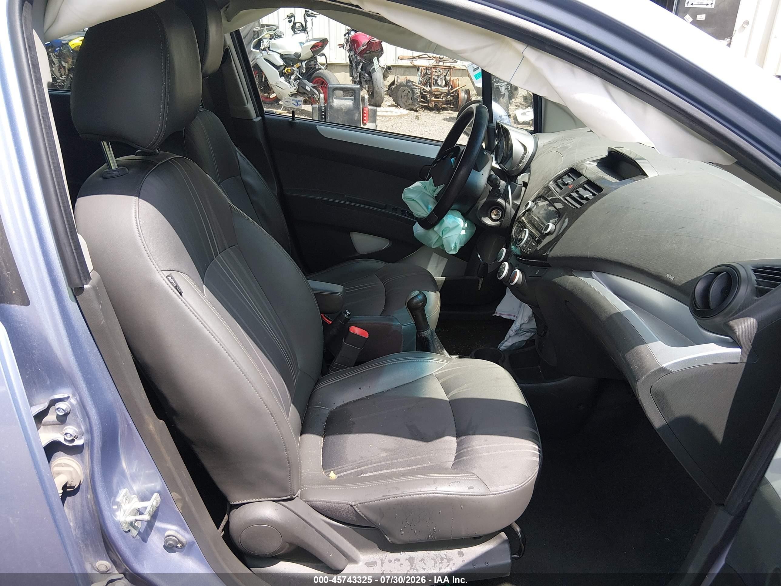 2014 Chevrolet Spark Ls Manual Purple vin: KL8CA6S99EC481678
