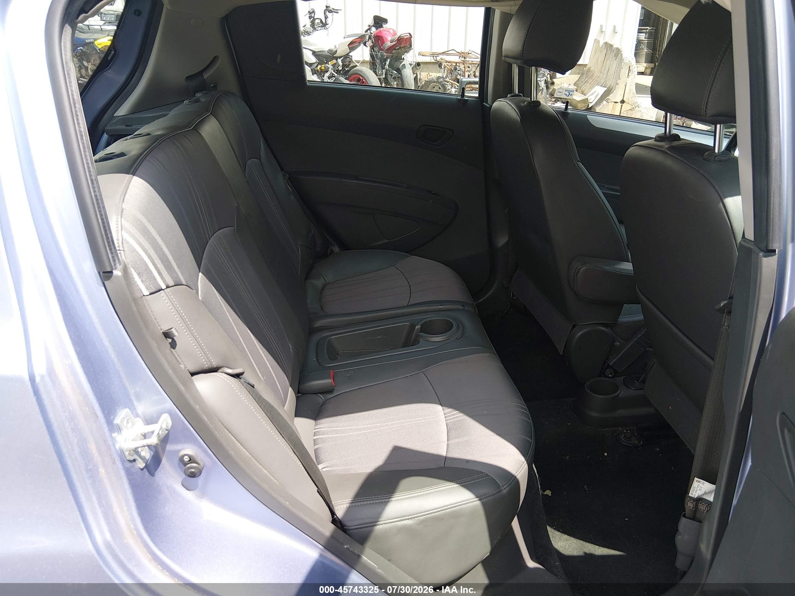 2014 Chevrolet Spark Ls Manual Purple vin: KL8CA6S99EC481678