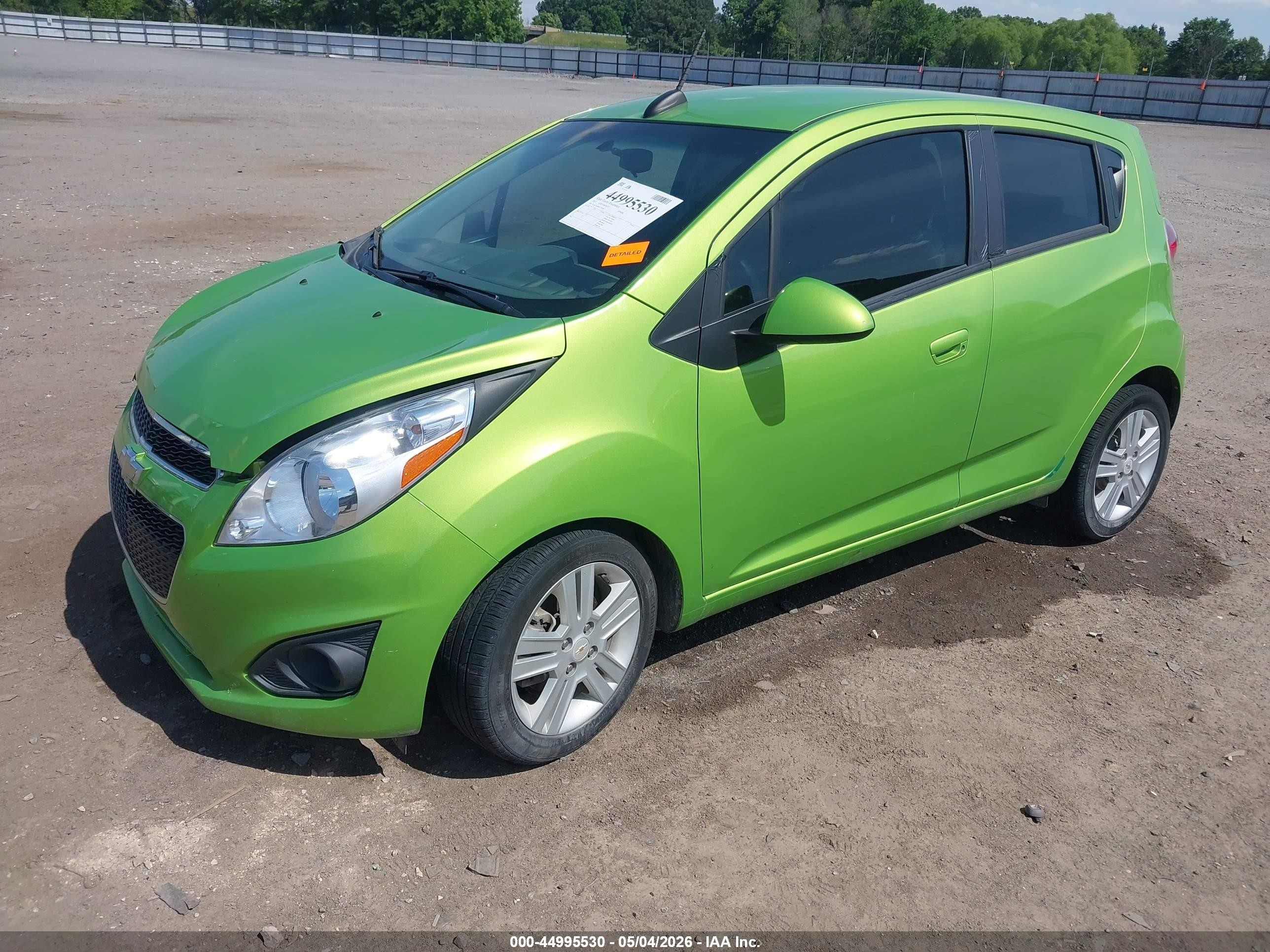 2015 Chevrolet Spark Ls Manual Green vin: KL8CA6S99FC730000