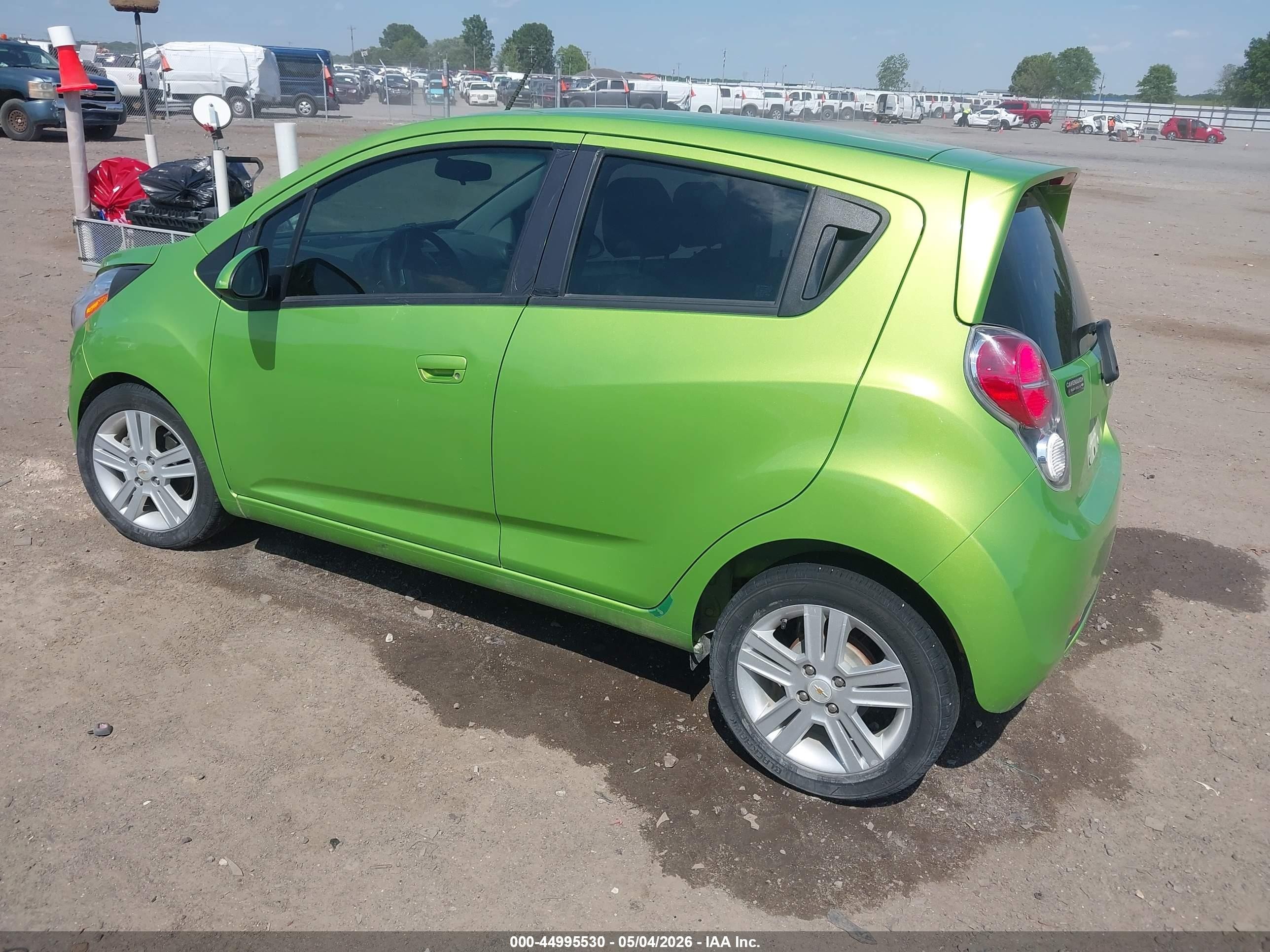 2015 Chevrolet Spark Ls Manual Green vin: KL8CA6S99FC730000