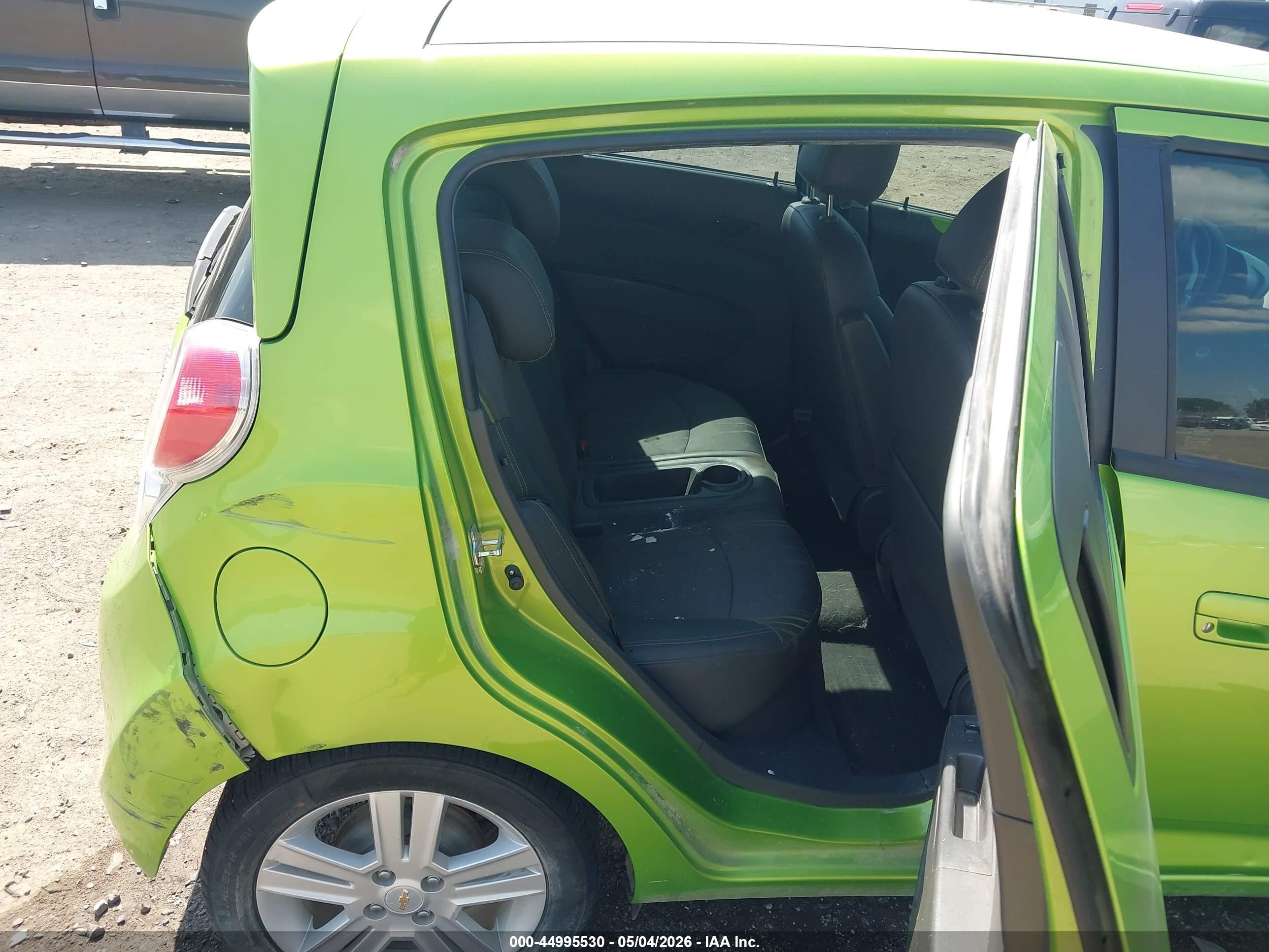 2015 Chevrolet Spark Ls Manual Green vin: KL8CA6S99FC730000