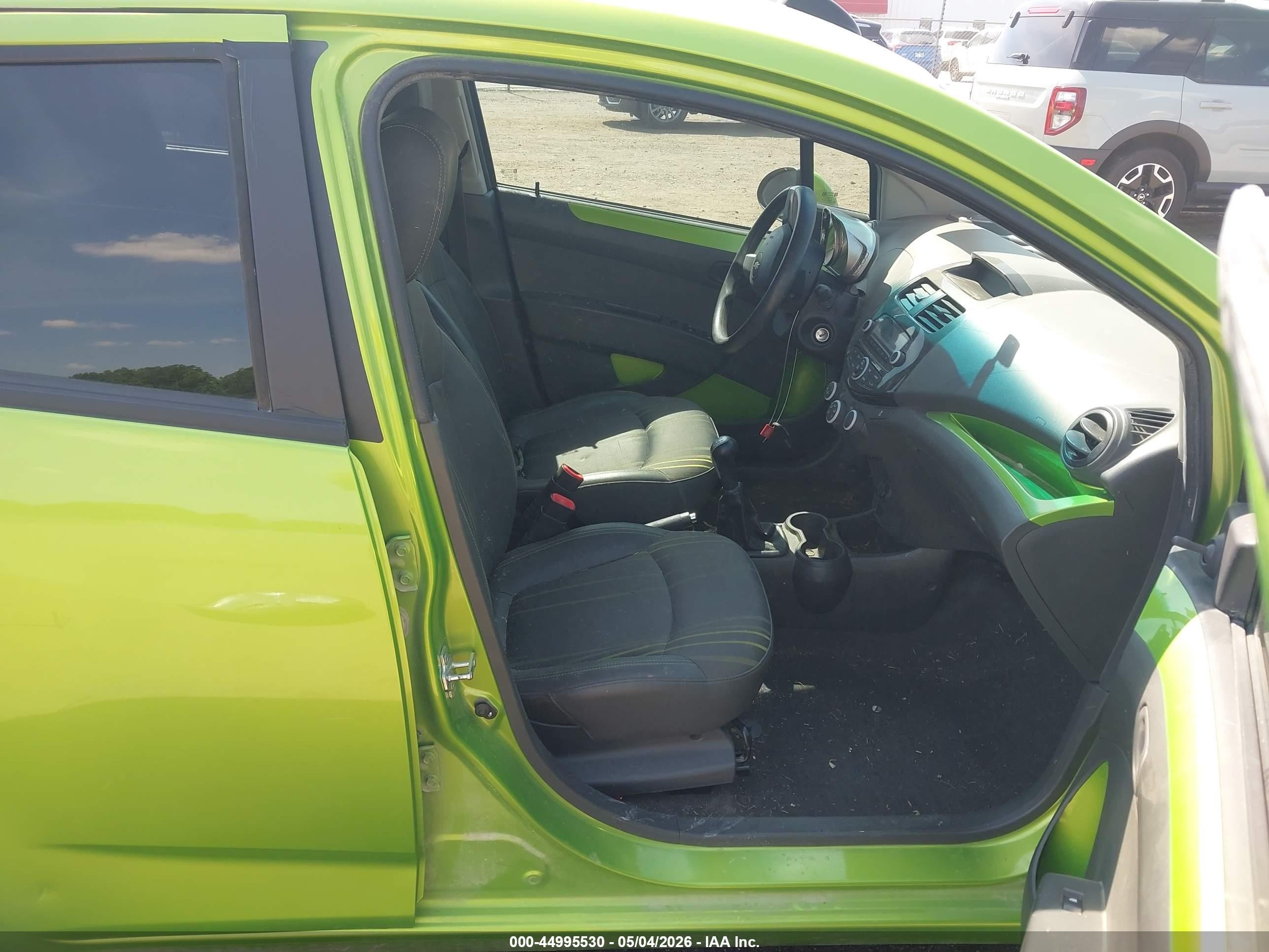 2015 Chevrolet Spark Ls Manual Green vin: KL8CA6S99FC730000