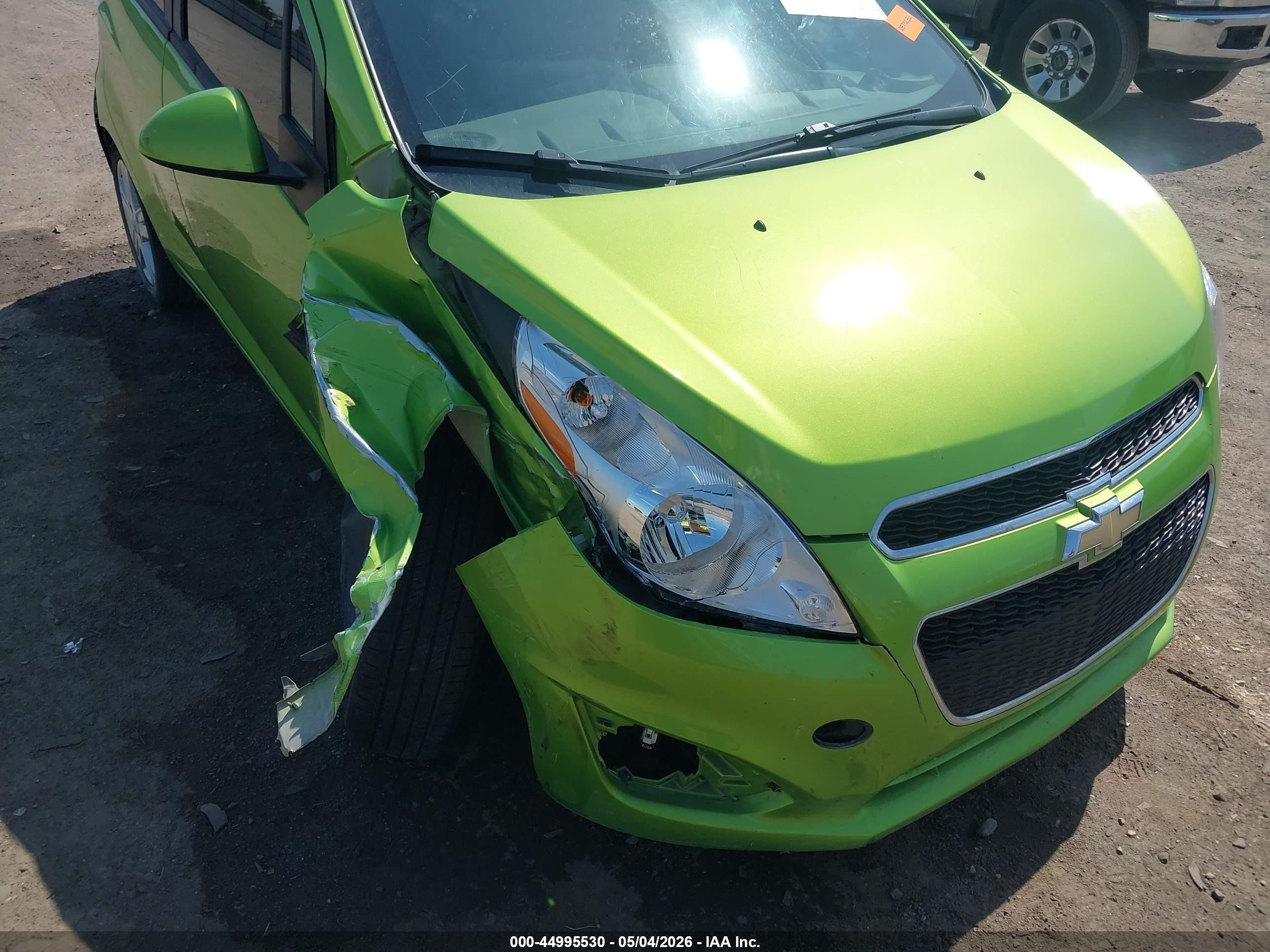 2015 Chevrolet Spark Ls Manual Green vin: KL8CA6S99FC730000