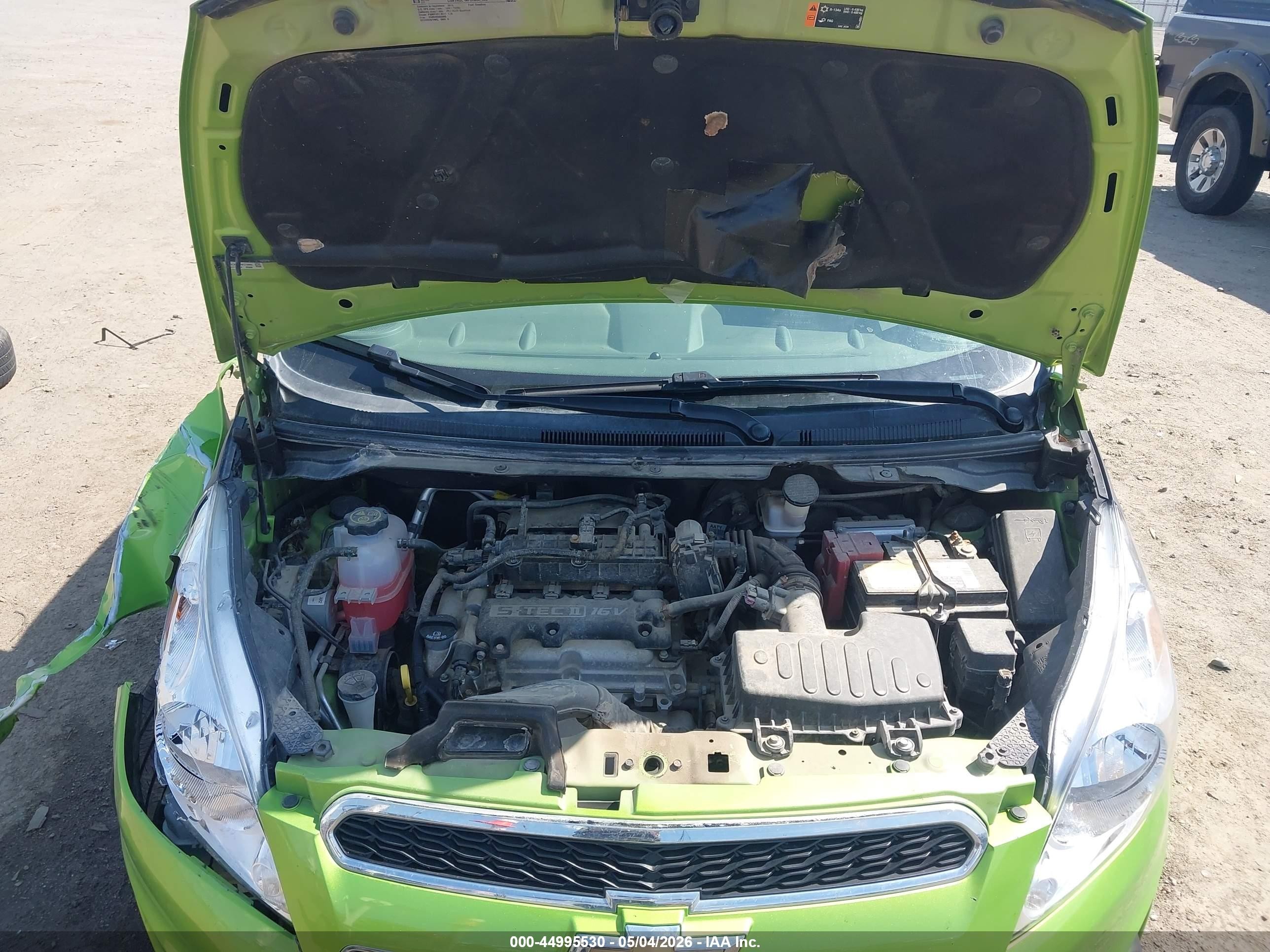 2015 Chevrolet Spark Ls Manual Green vin: KL8CA6S99FC730000