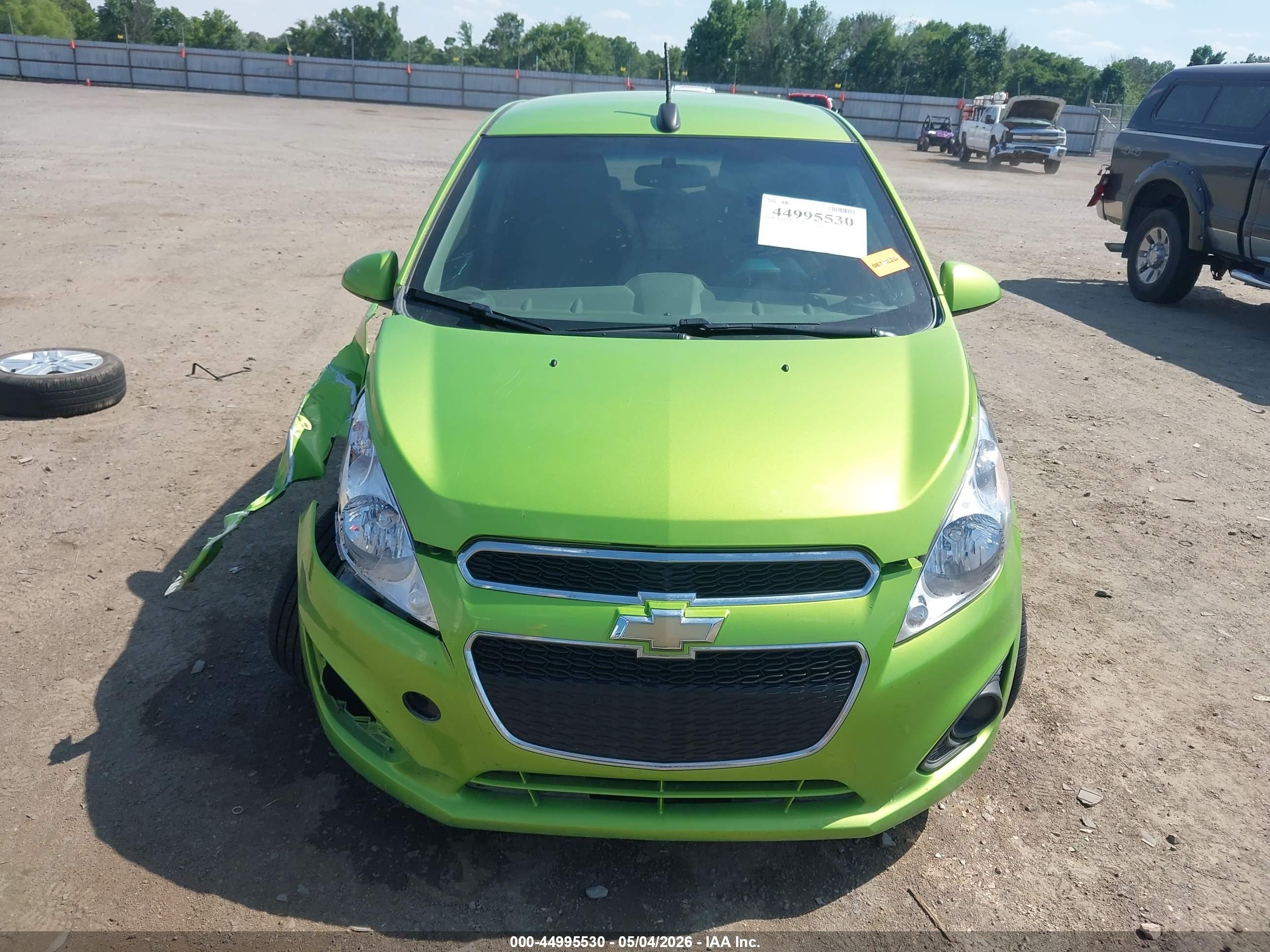 2015 Chevrolet Spark Ls Manual Green vin: KL8CA6S99FC730000