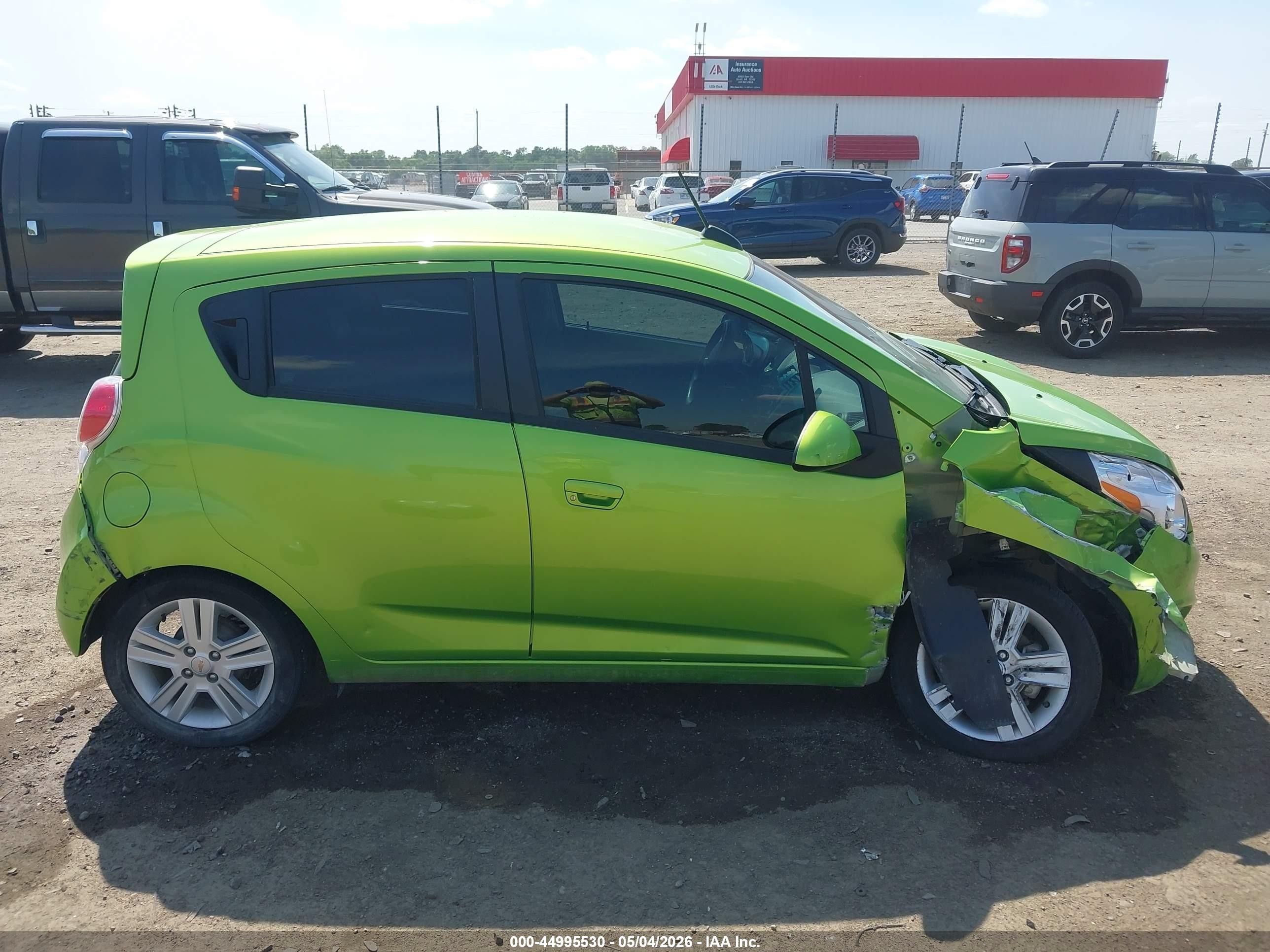 2015 Chevrolet Spark Ls Manual Green vin: KL8CA6S99FC730000