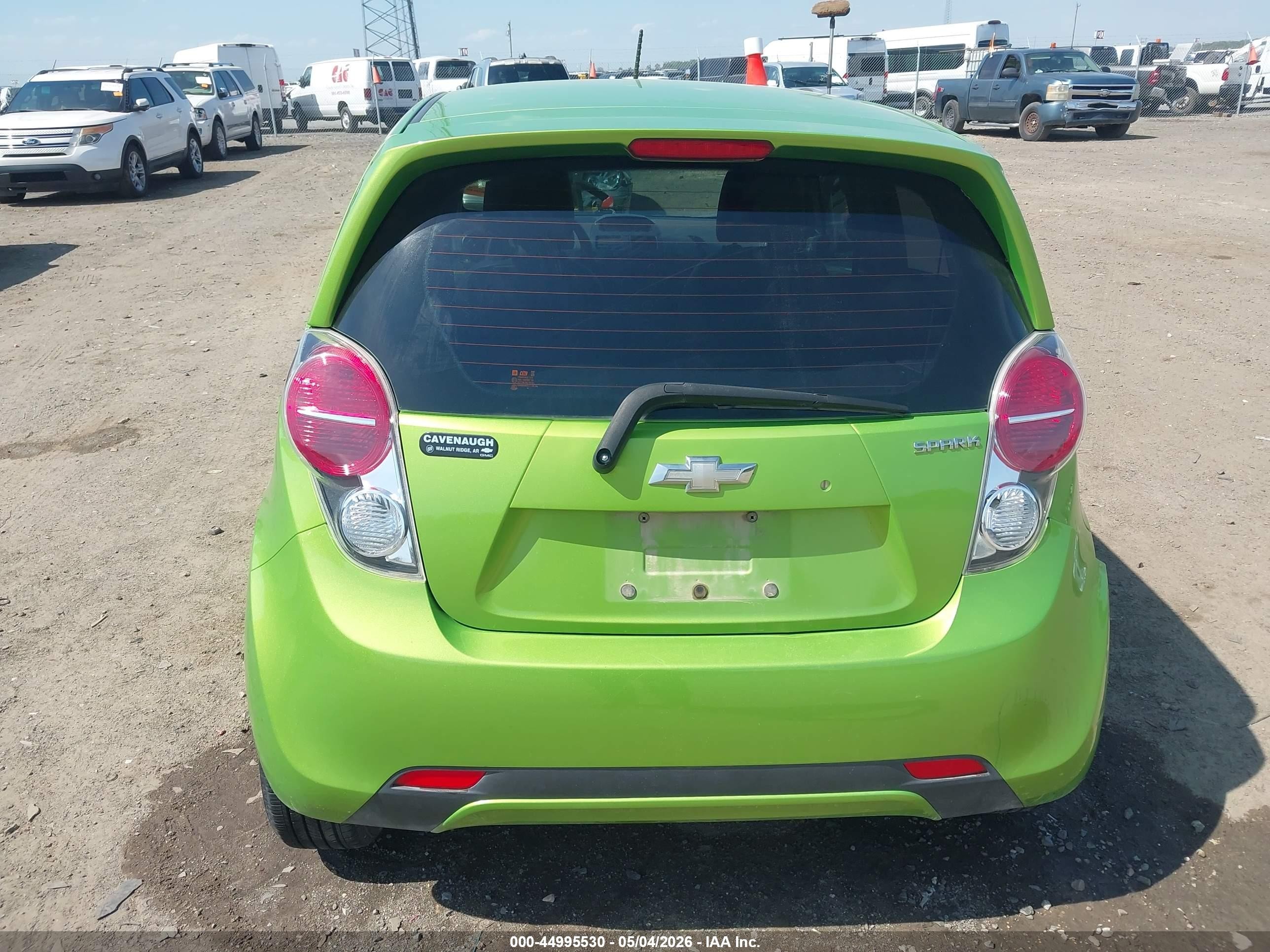 2015 Chevrolet Spark Ls Manual Green vin: KL8CA6S99FC730000