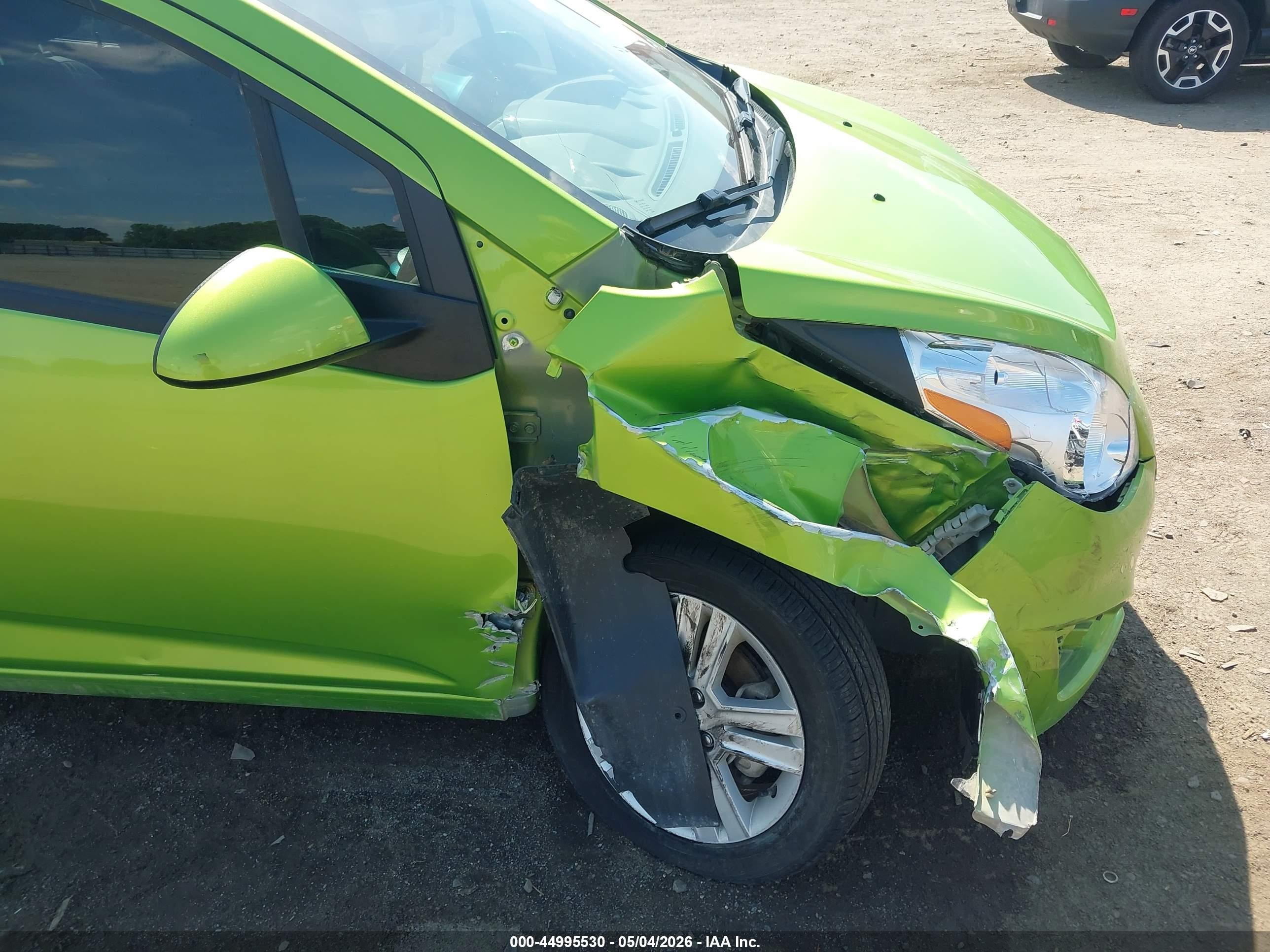 2015 Chevrolet Spark Ls Manual Green vin: KL8CA6S99FC730000