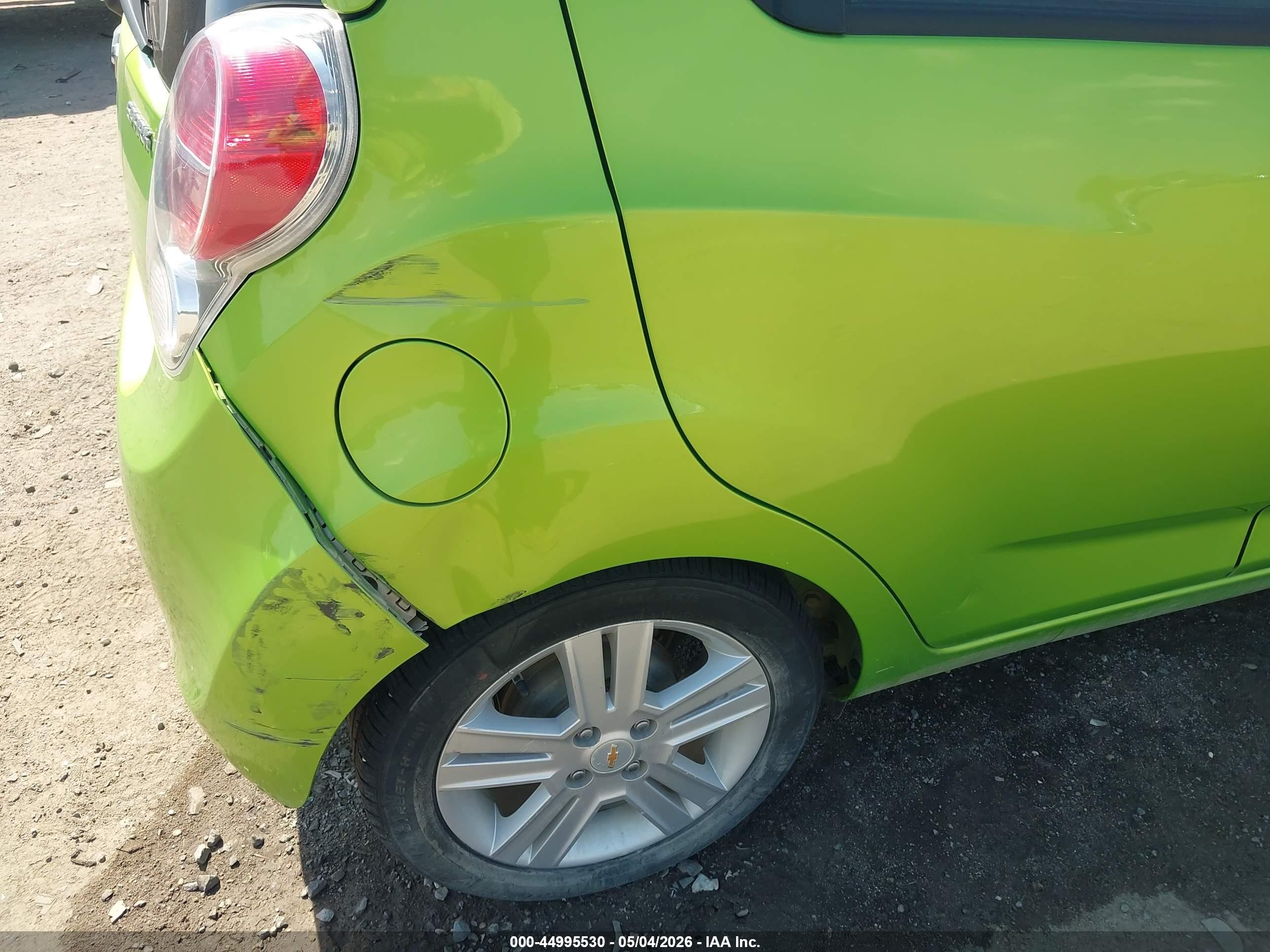 2015 Chevrolet Spark Ls Manual Green vin: KL8CA6S99FC730000