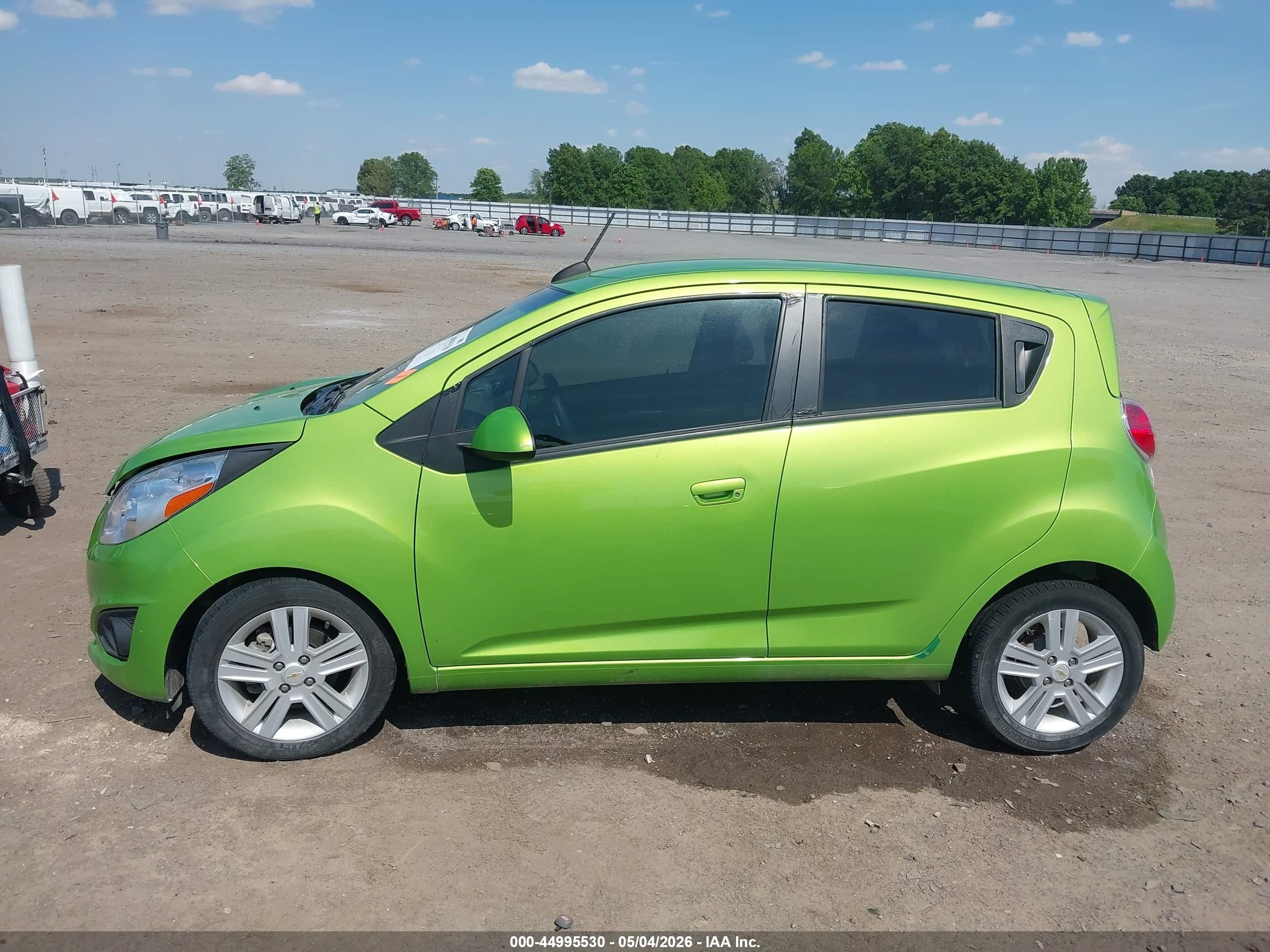 2015 Chevrolet Spark Ls Manual Green vin: KL8CA6S99FC730000