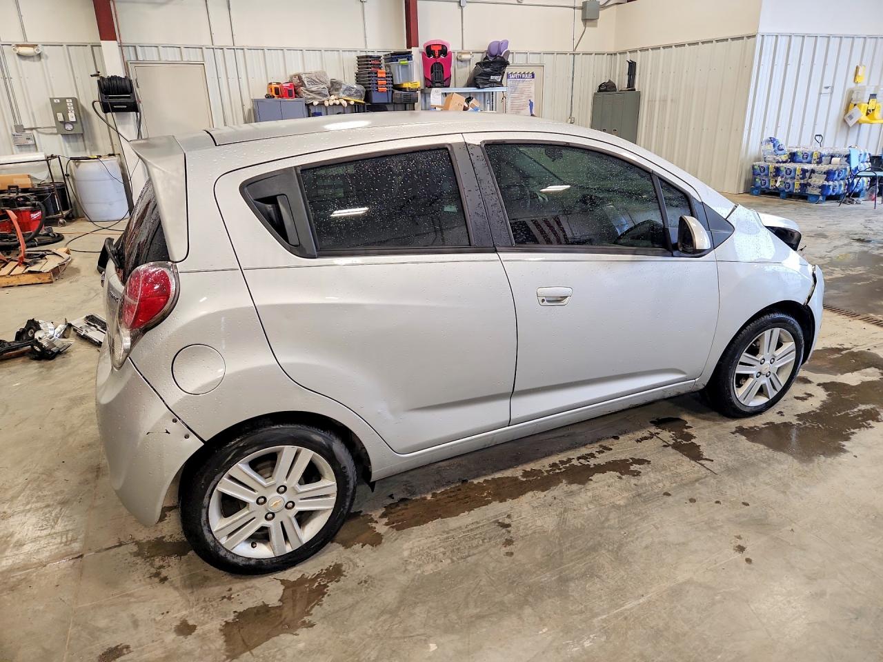 2014 Chevrolet Spark Ls Silver vin: KL8CA6S9XEC503767