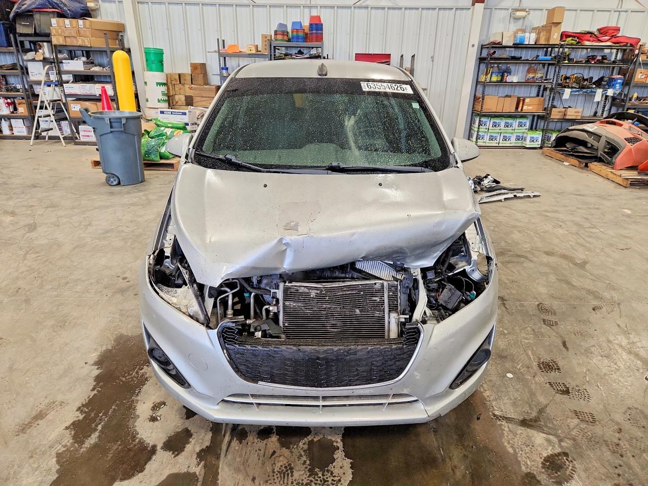 2014 Chevrolet Spark Ls Silver vin: KL8CA6S9XEC503767