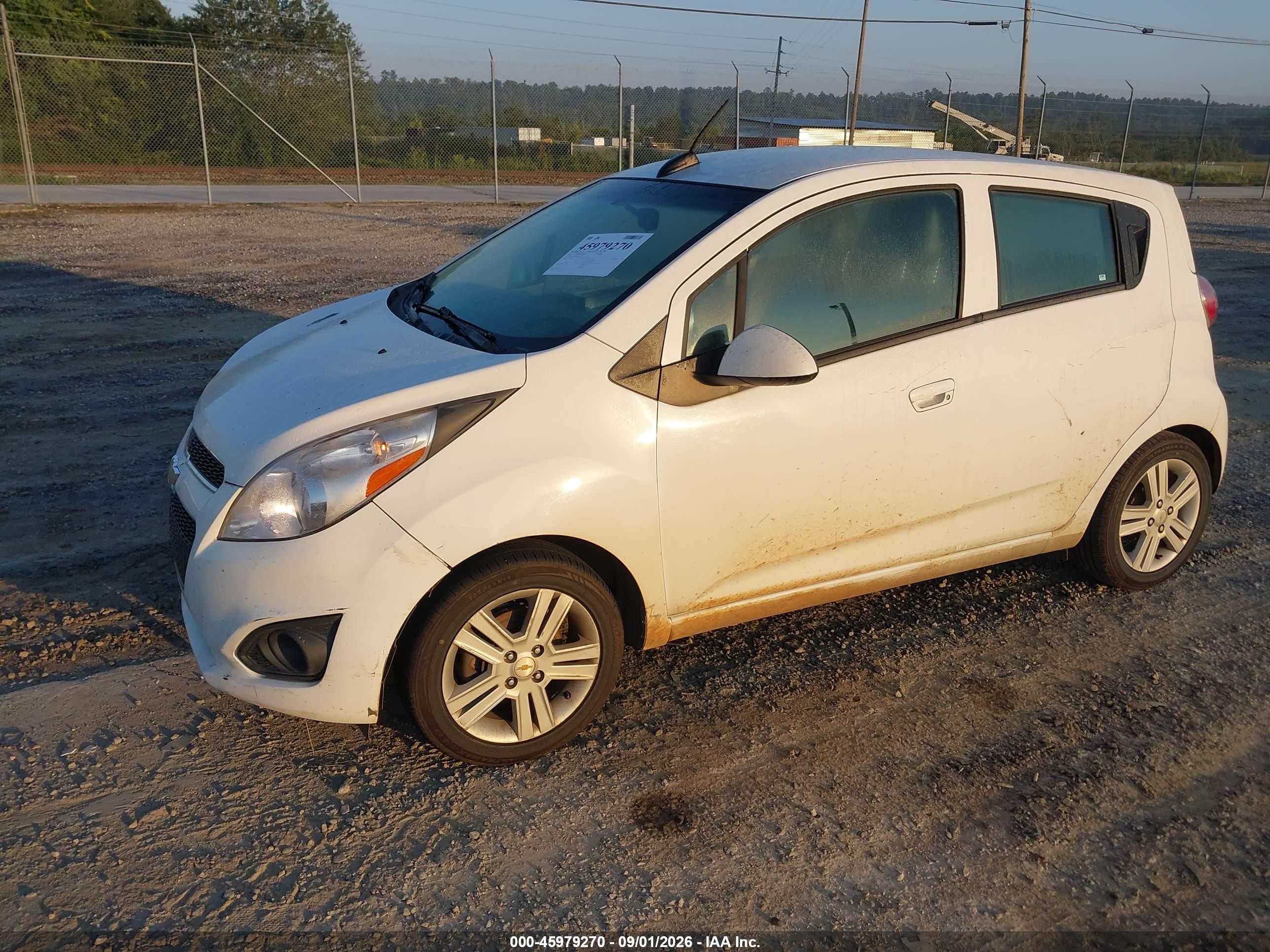 2015 Chevrolet Spark Ls Manual Белый vin: KL8CA6S9XFC813757