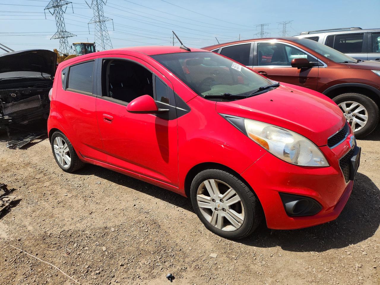 2013 Chevrolet Spark Ls Красный vin: KL8CB6S90DC625002