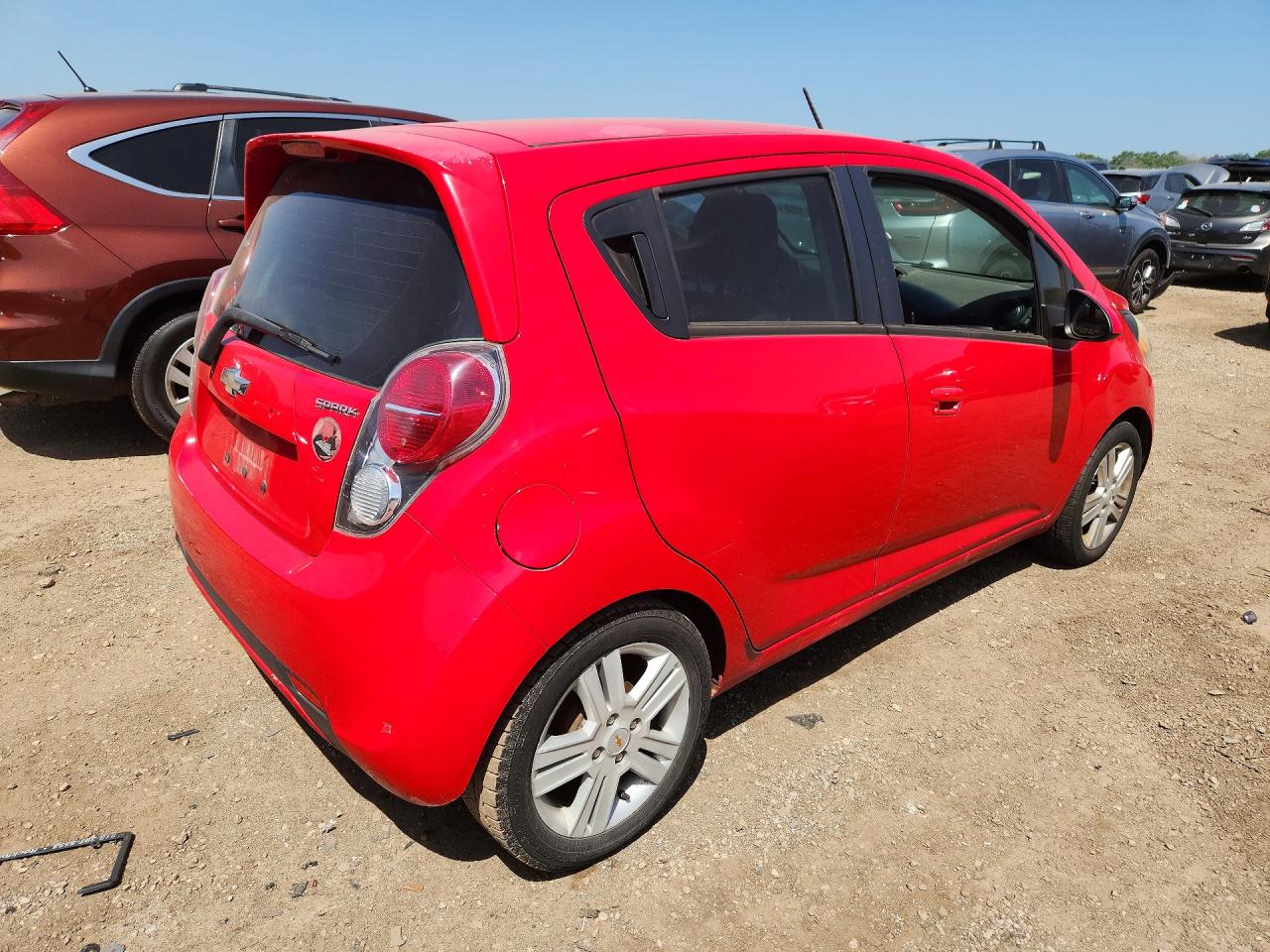 2013 Chevrolet Spark Ls Красный vin: KL8CB6S90DC625002