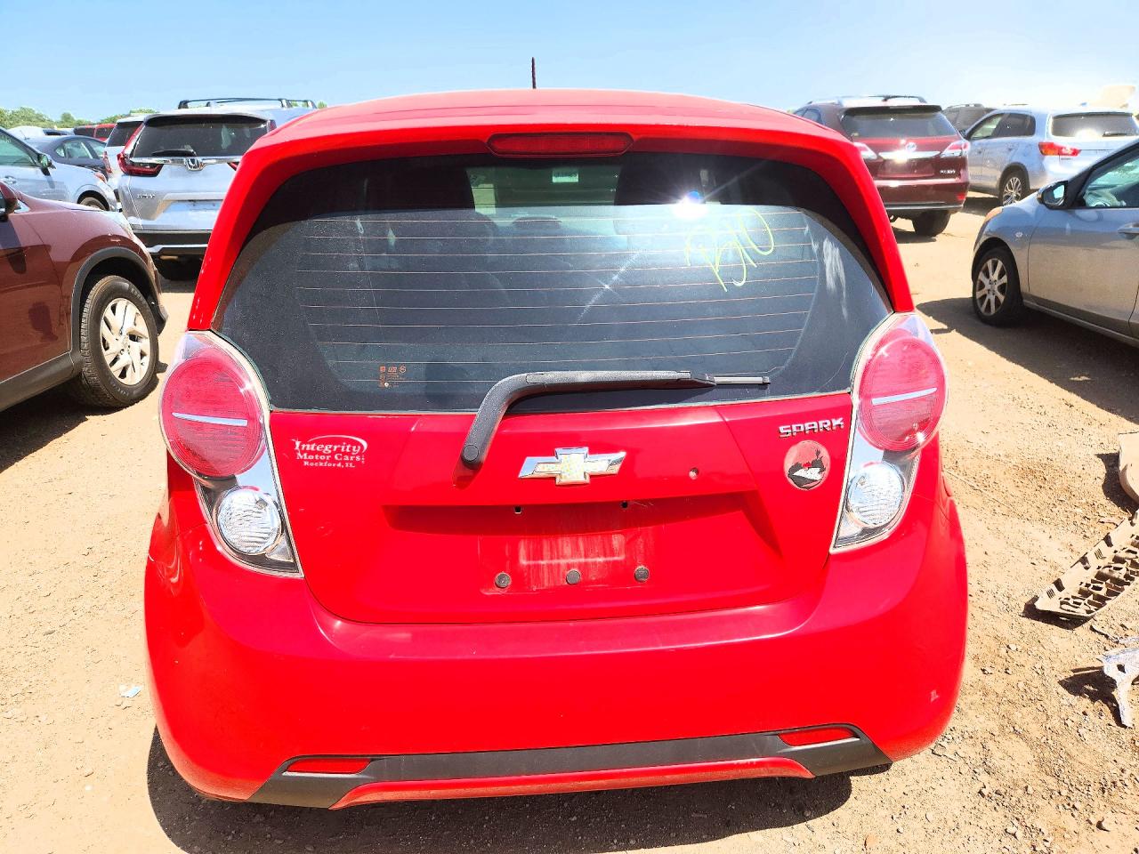 2013 Chevrolet Spark Ls Красный vin: KL8CB6S90DC625002