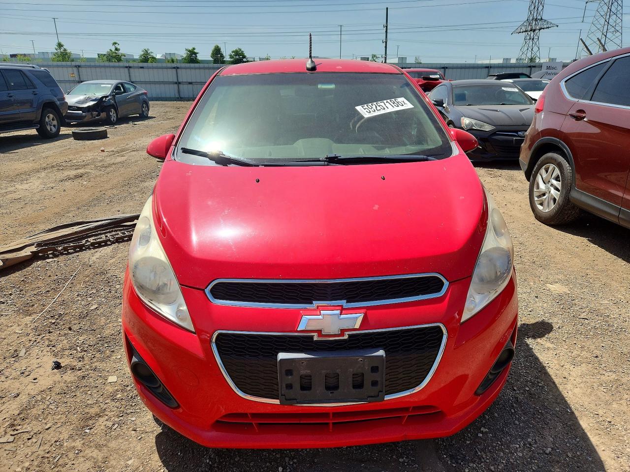 2013 Chevrolet Spark Ls Красный vin: KL8CB6S90DC625002