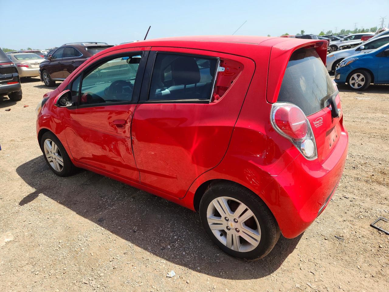 2013 Chevrolet Spark Ls Красный vin: KL8CB6S90DC625002
