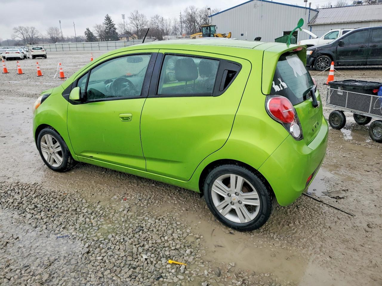 2014 Chevrolet Spark Ls Green vin: KL8CB6S90EC504858