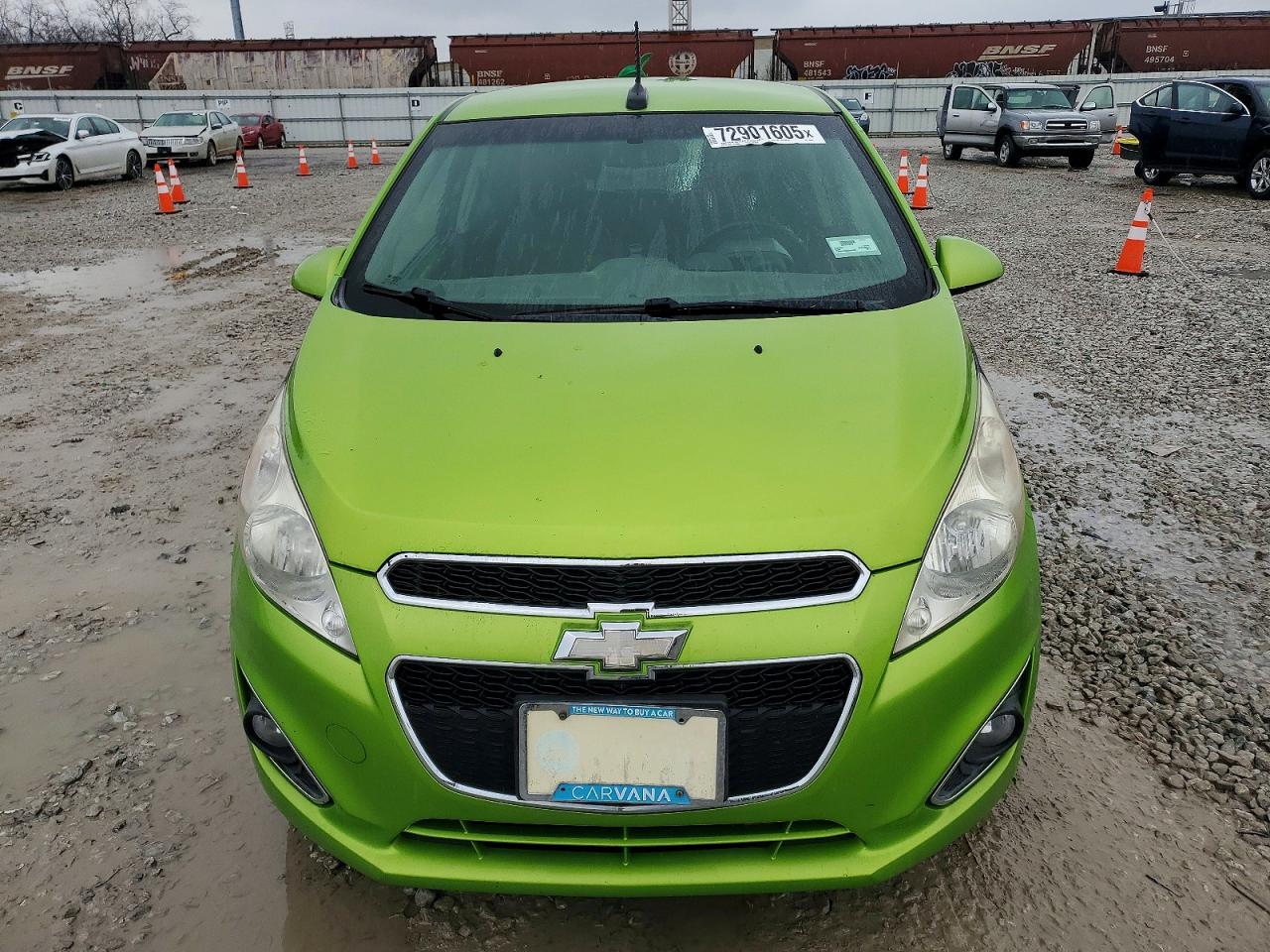 2014 Chevrolet Spark Ls Green vin: KL8CB6S90EC504858
