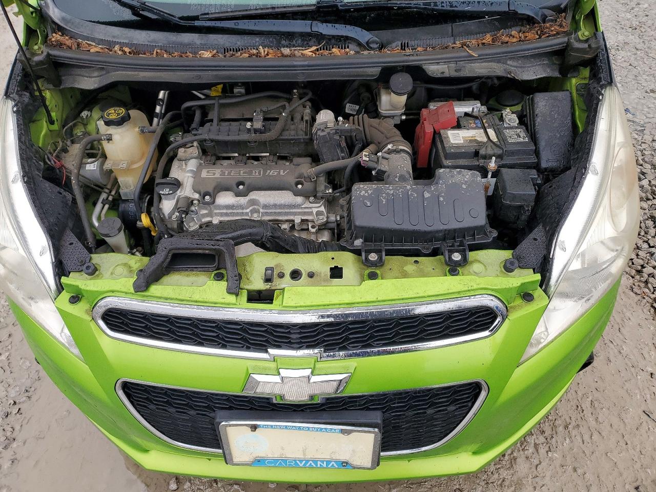 2014 Chevrolet Spark Ls Green vin: KL8CB6S90EC504858