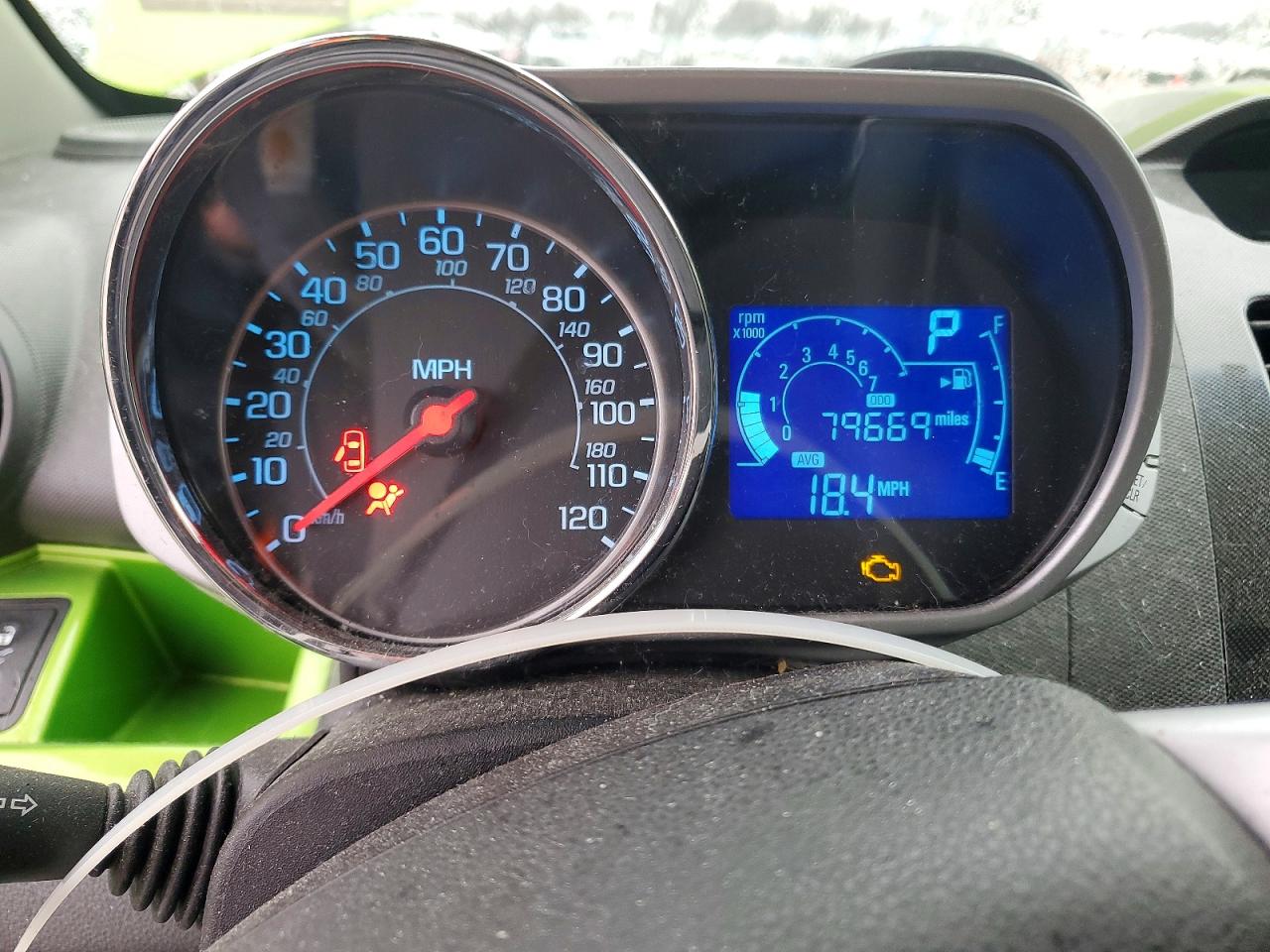 2014 Chevrolet Spark Ls Green vin: KL8CB6S90EC504858