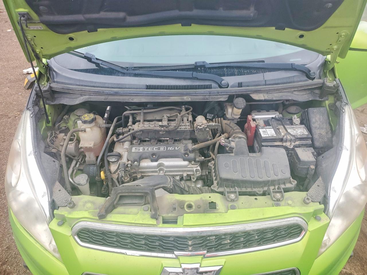 2014 Chevrolet Spark Ls Green vin: KL8CB6S90EC546396